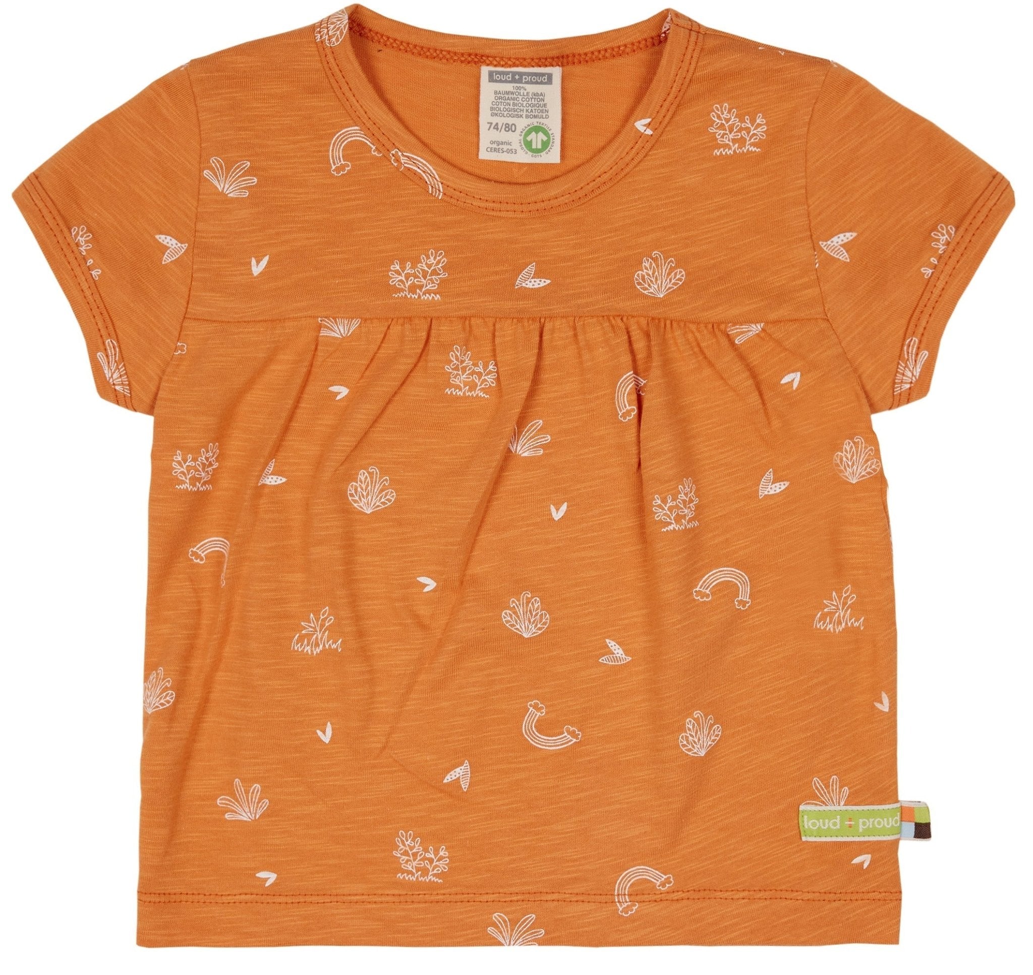 Tunika Slub Jersey mit Druck - loud + proud - 1122 - car - 62/68