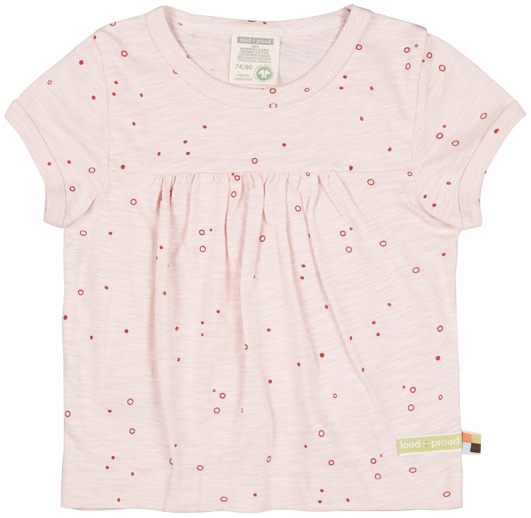 - Tunika Slub Jersey mit Druck - loud + proud - 1072-rs-62/68