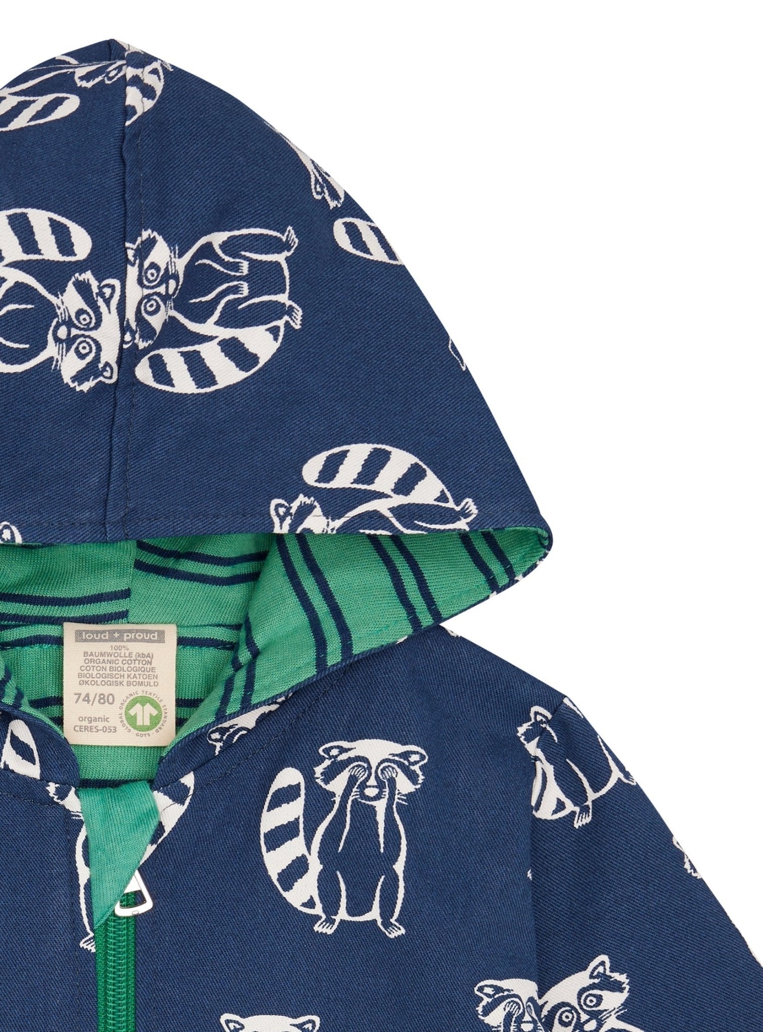 Wasserabweisende Jacke mit Druck - loud + proud - 3144 - ul - 62/68