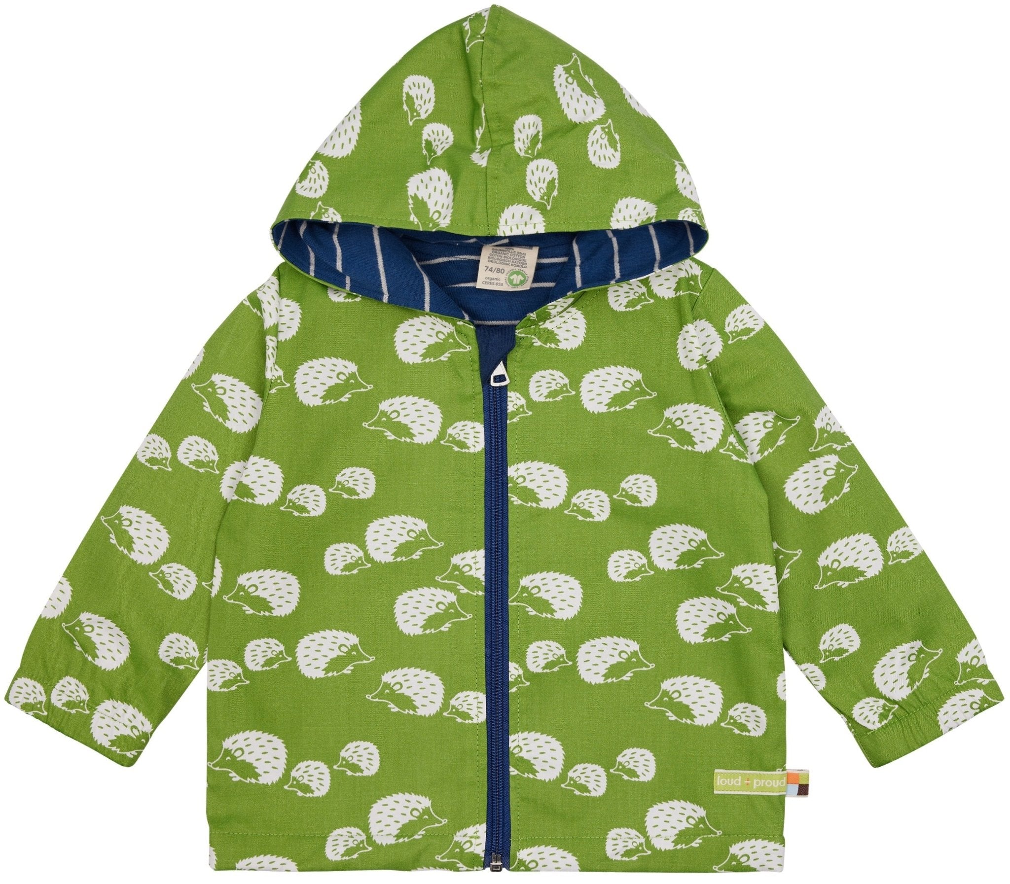 Wasserabweisende Jacke mit Druck - loud + proud - 3130 - grs - 62/68