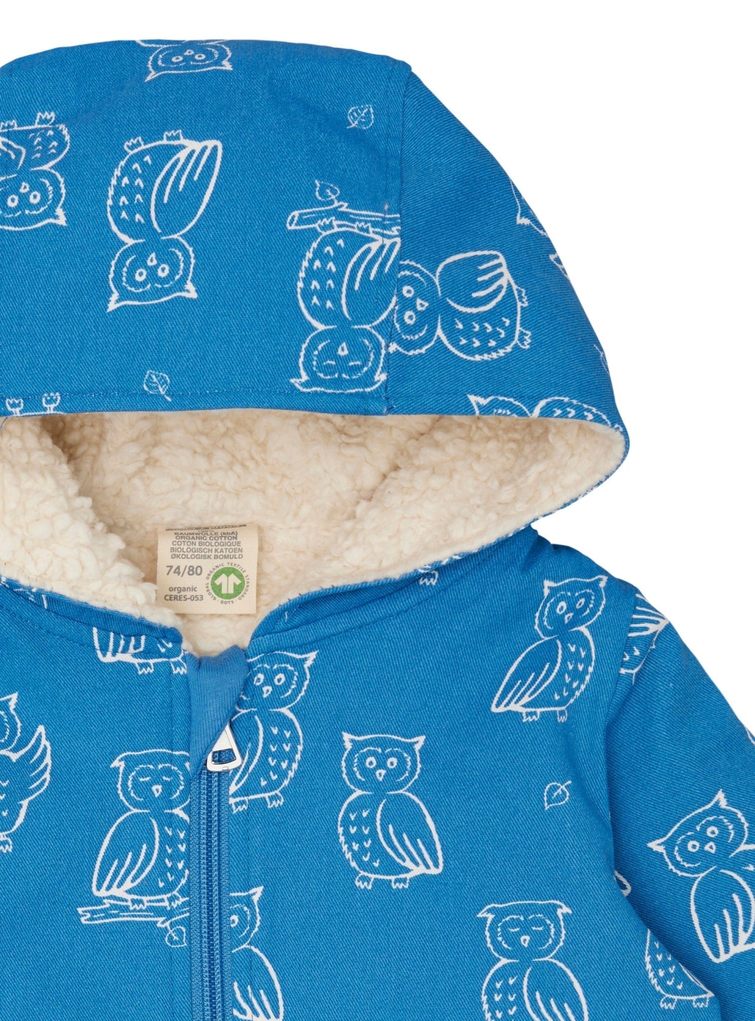 Wasserabweisende Jacke mit Teddyfutter - loud + proud - 3146 - azu - 62/68