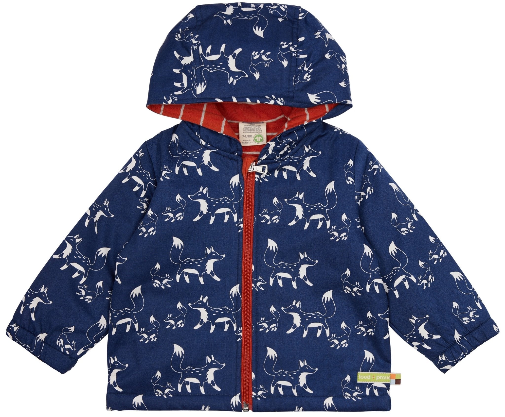 Wasserabweisende Jacke, wattiert - loud + proud - 3131 - ul - 62/68