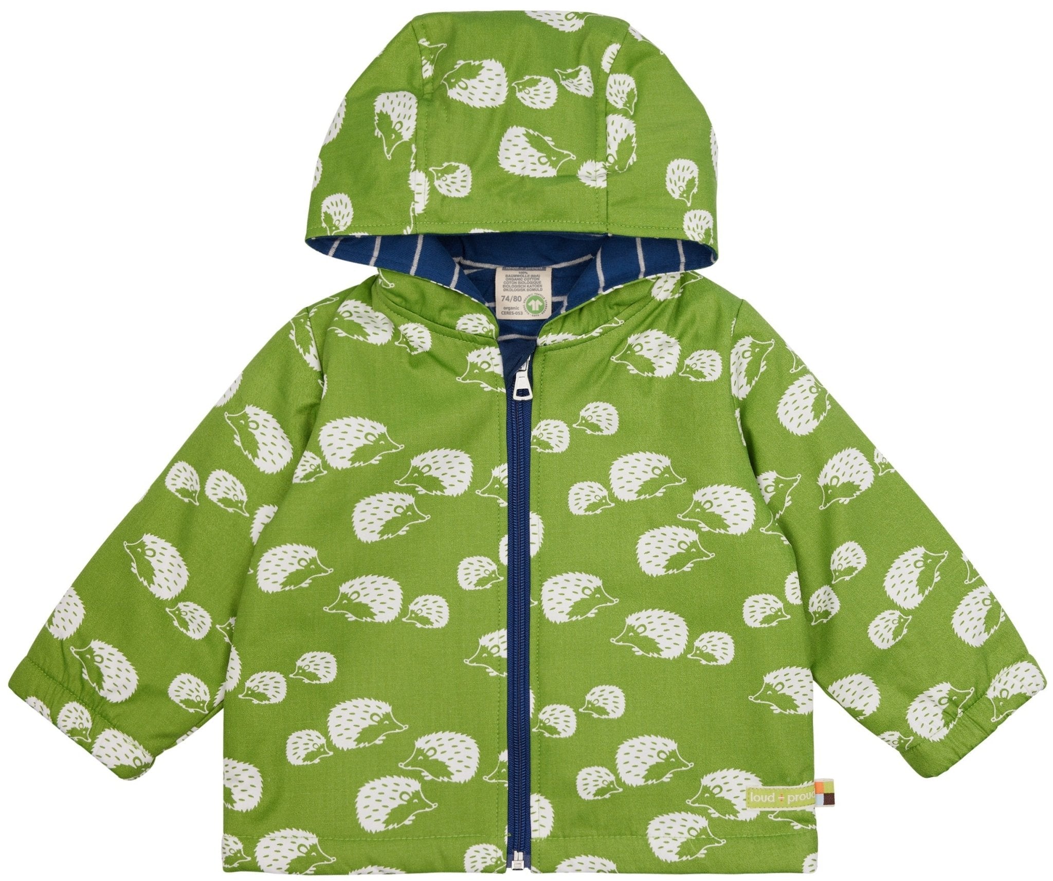 Wasserabweisende Jacke, wattiert - loud + proud - 3131 - grs - 62/68