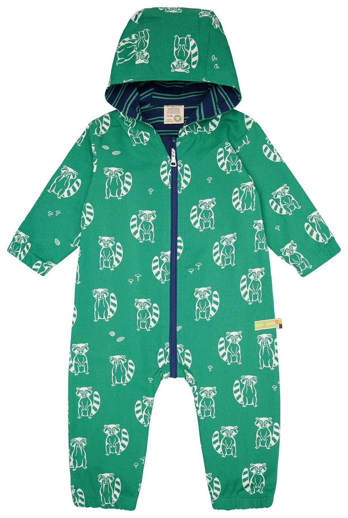 Wasserabweisender Overall mit Druck - loud + proud - 5148 - pla - 50/56