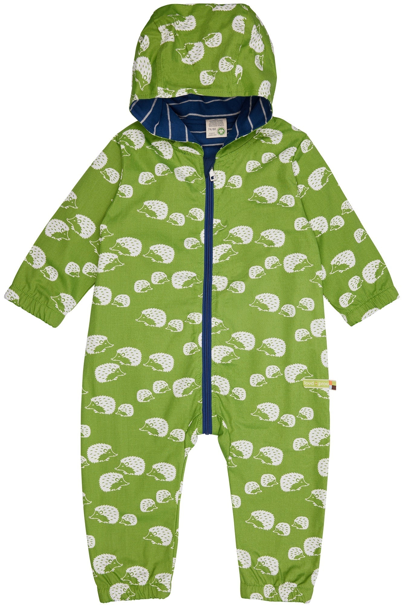 Wasserabweisender Overall mit Druck - loud + proud - 5135 - grs - 50/56