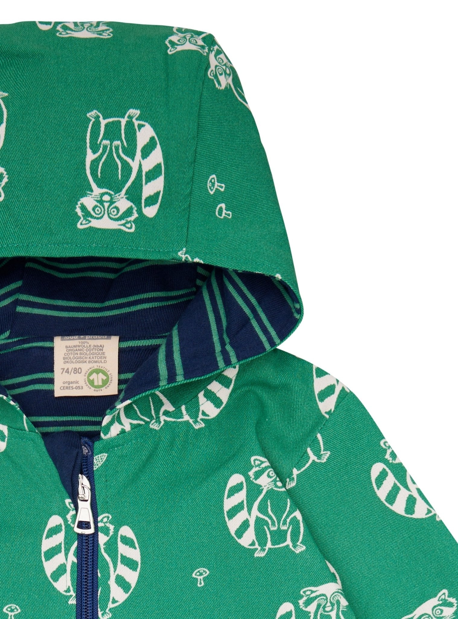 Wasserabweisender Overall mit Druck - loud + proud - 5148 - pla - 50/56