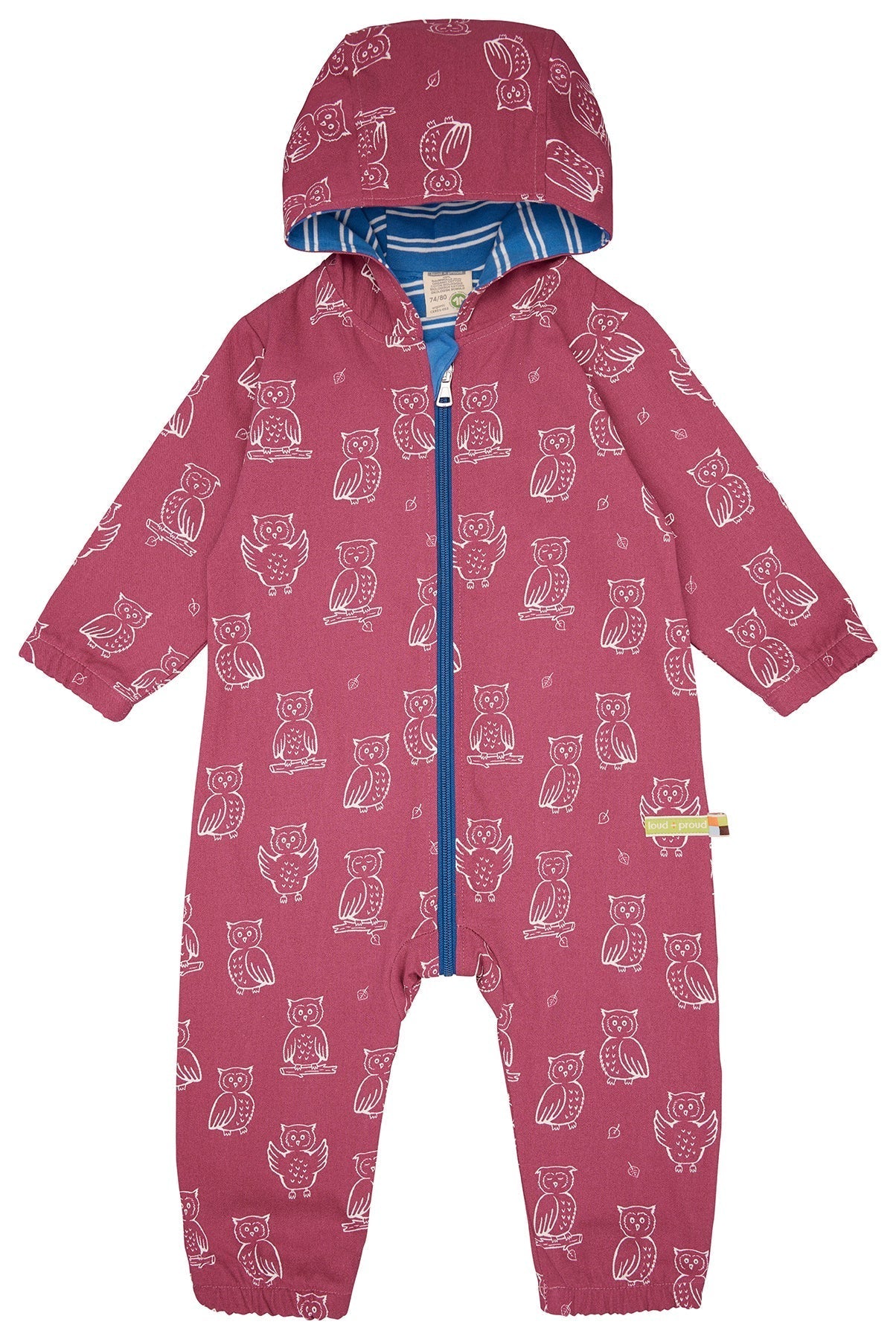 Wasserabweisender Overall mit Druck - loud + proud - 5148 - rou - 50/56