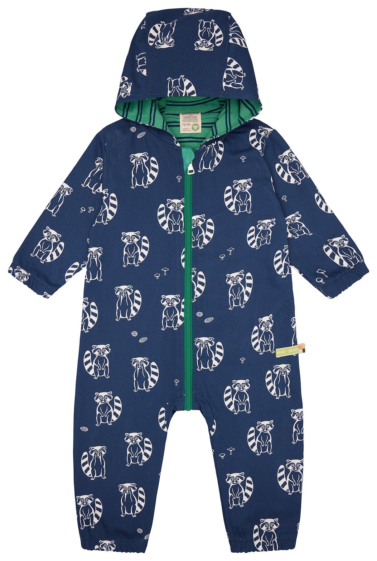 Wasserabweisender Overall mit Druck - loud + proud - 5148 - ul - 50/56