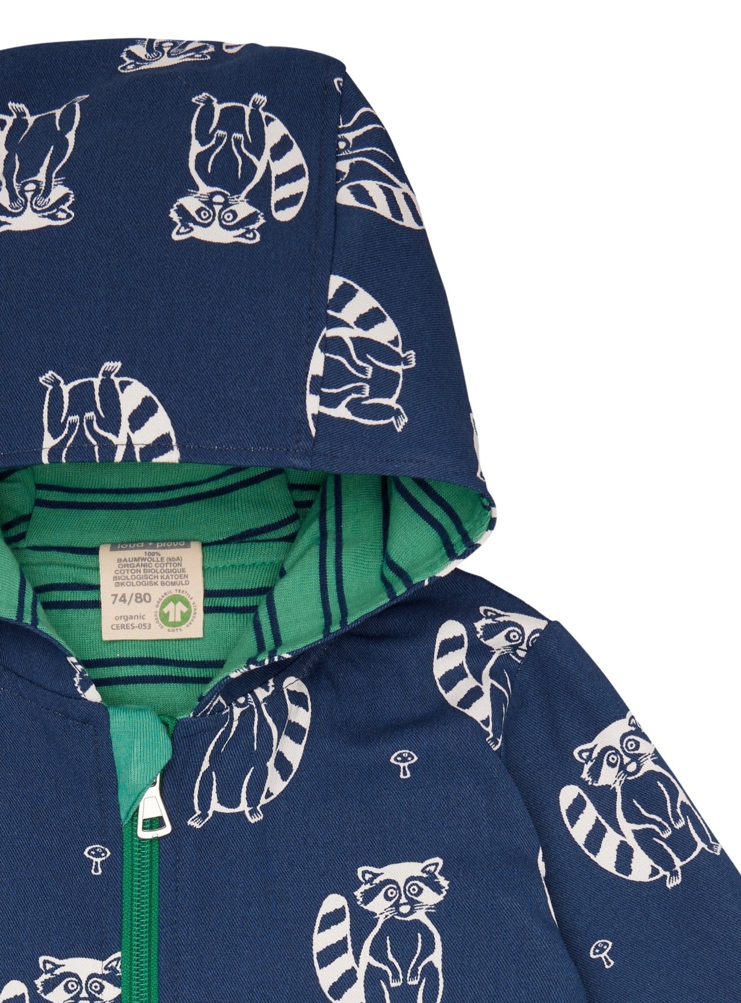 Wasserabweisender Overall mit Druck - loud + proud - 5148 - ul - 50/56