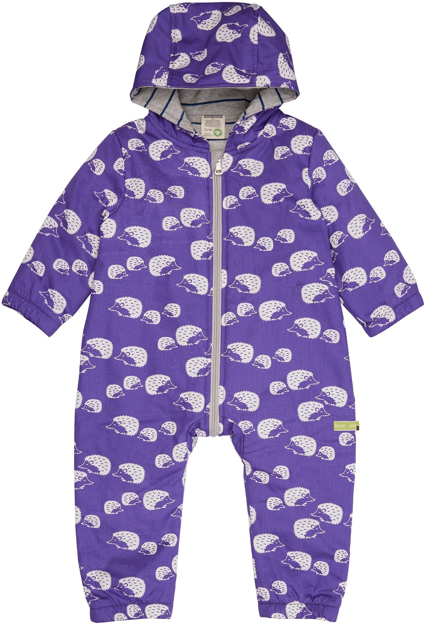 Wasserabweisender Overall, wattiert - loud + proud - 5136 - vio - 50/56