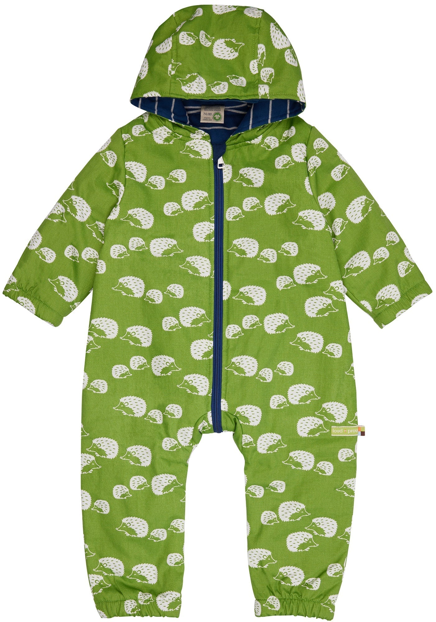 Wasserabweisender Overall, wattiert - loud + proud - 5136 - grs - 50/56