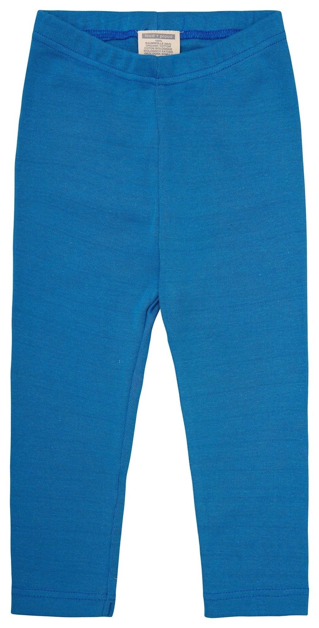 Weiche Feinripp Legging - loud + proud - 4222 - azu - 62/68