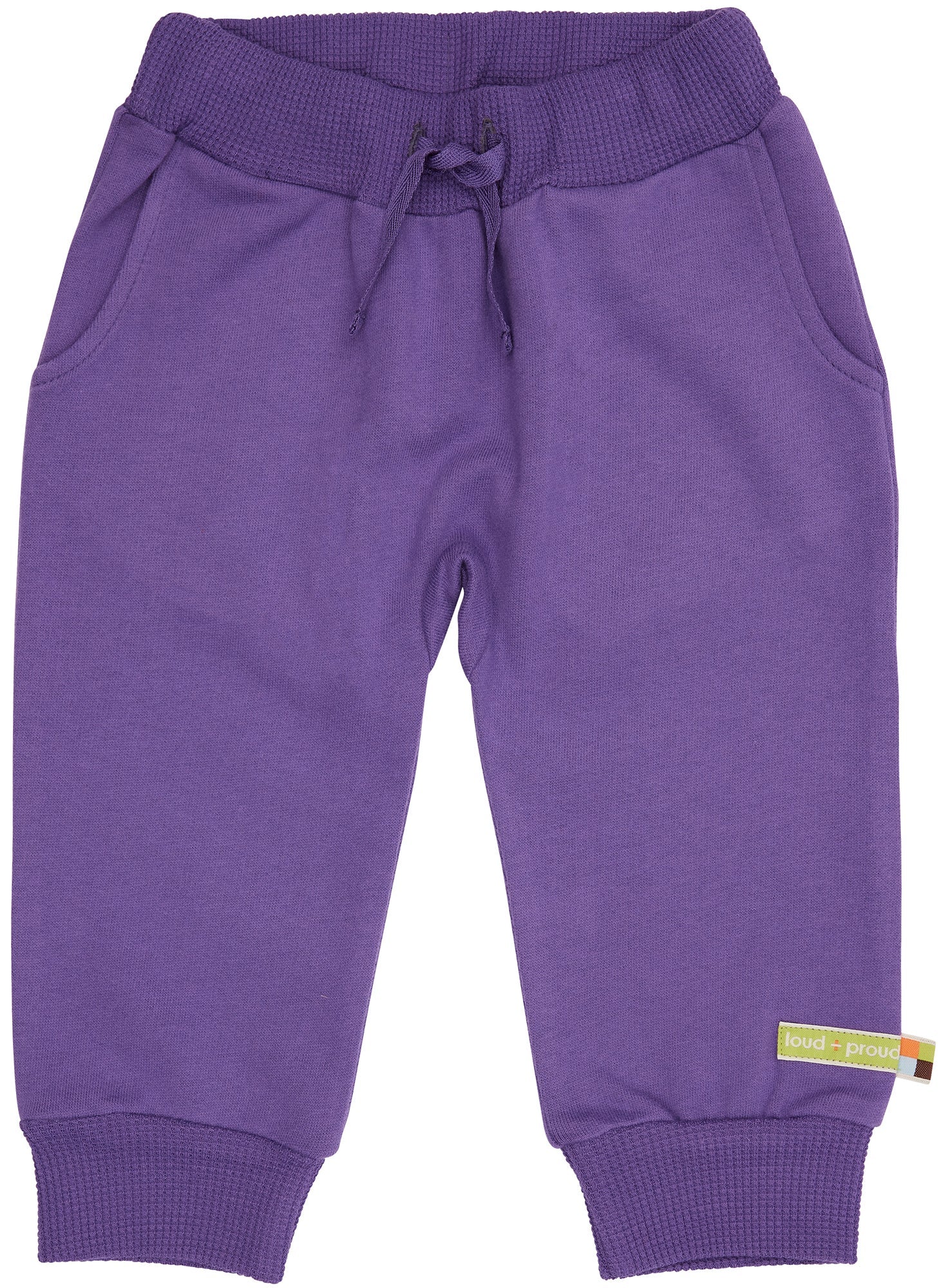 Weiche Sweathose - loud + proud - 4196 - vio - 62/68