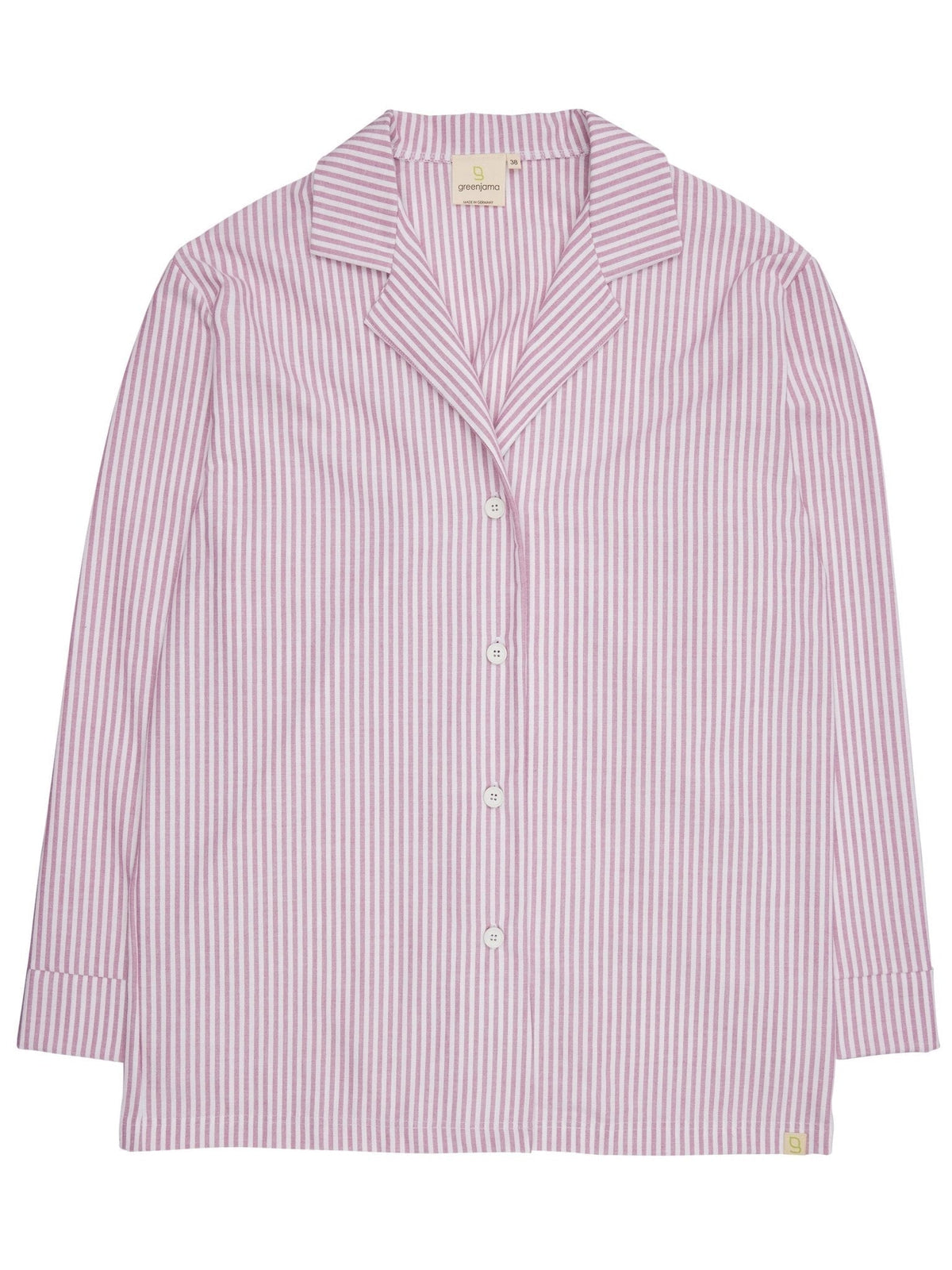 Weiches Pyjama - Hemd mit Streifen - loud + proud - G205-grp-36