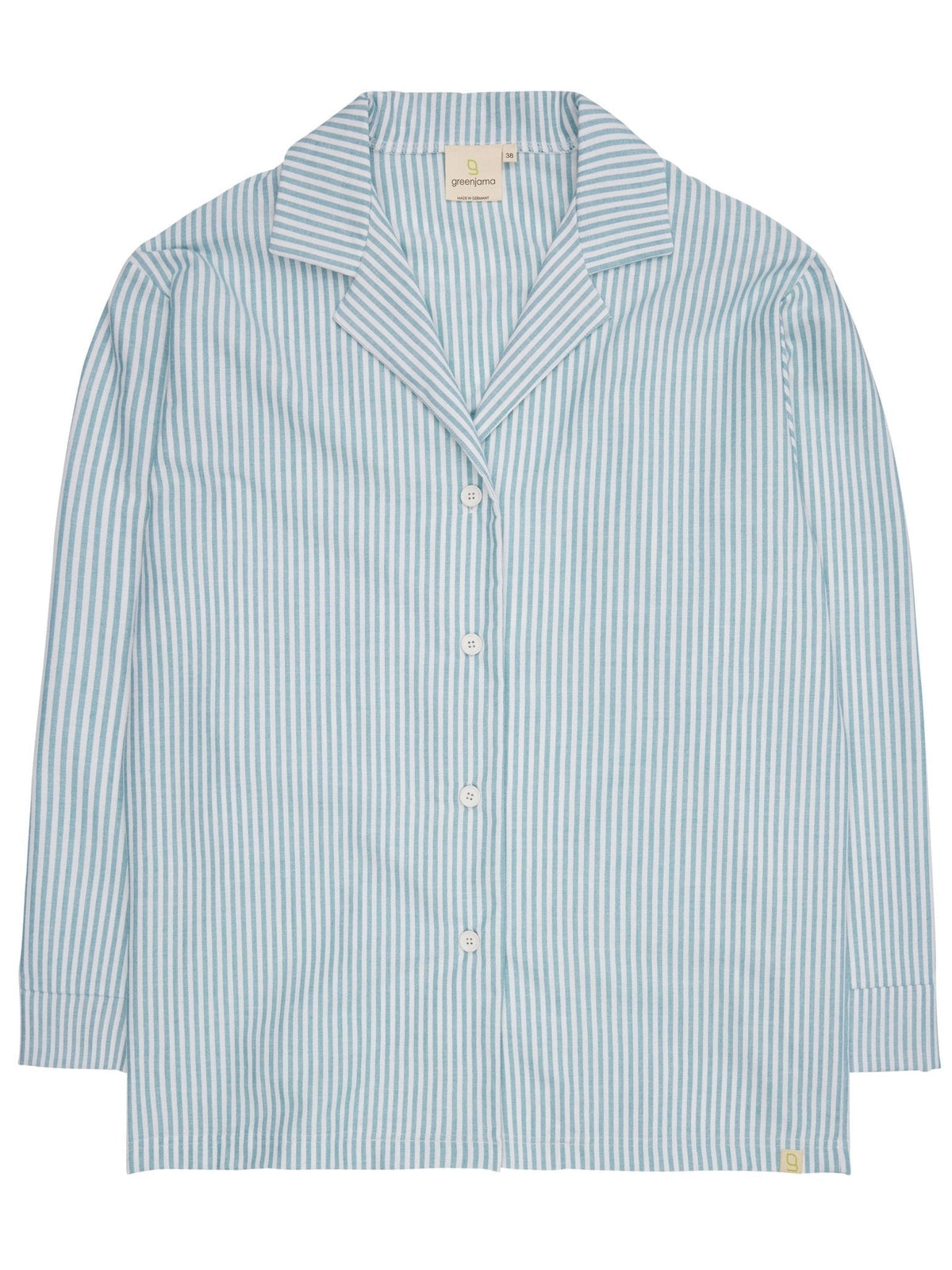Weiches Pyjama - Hemd mit Streifen - loud + proud - G205-top-36