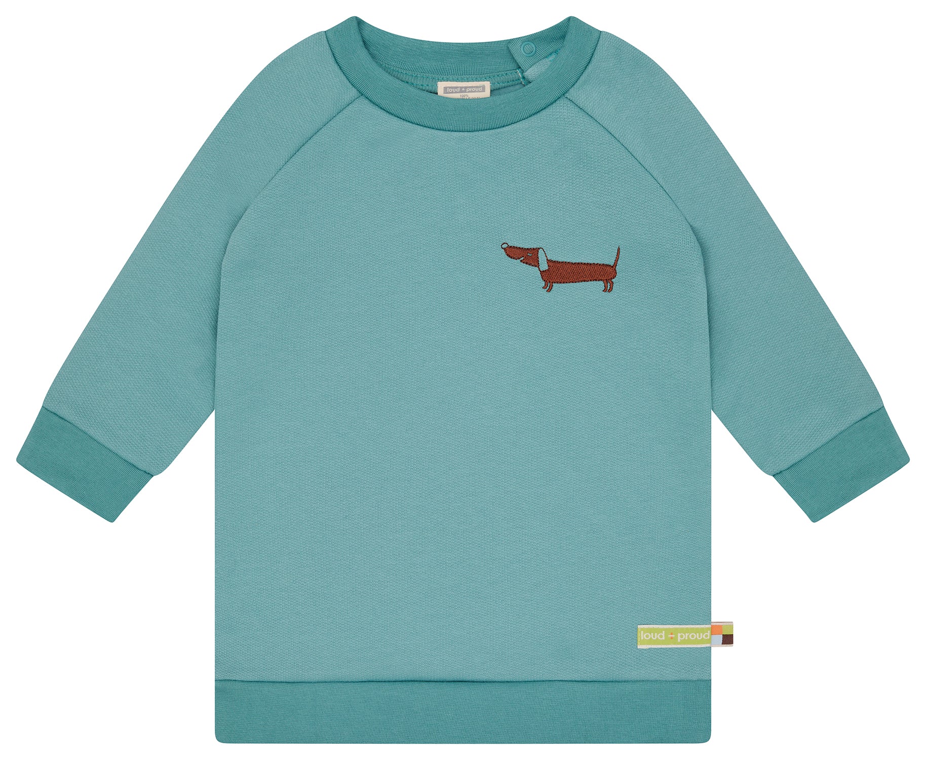 Weiches Sweatkleid - loud + proud - 6095 - ore - 74/80