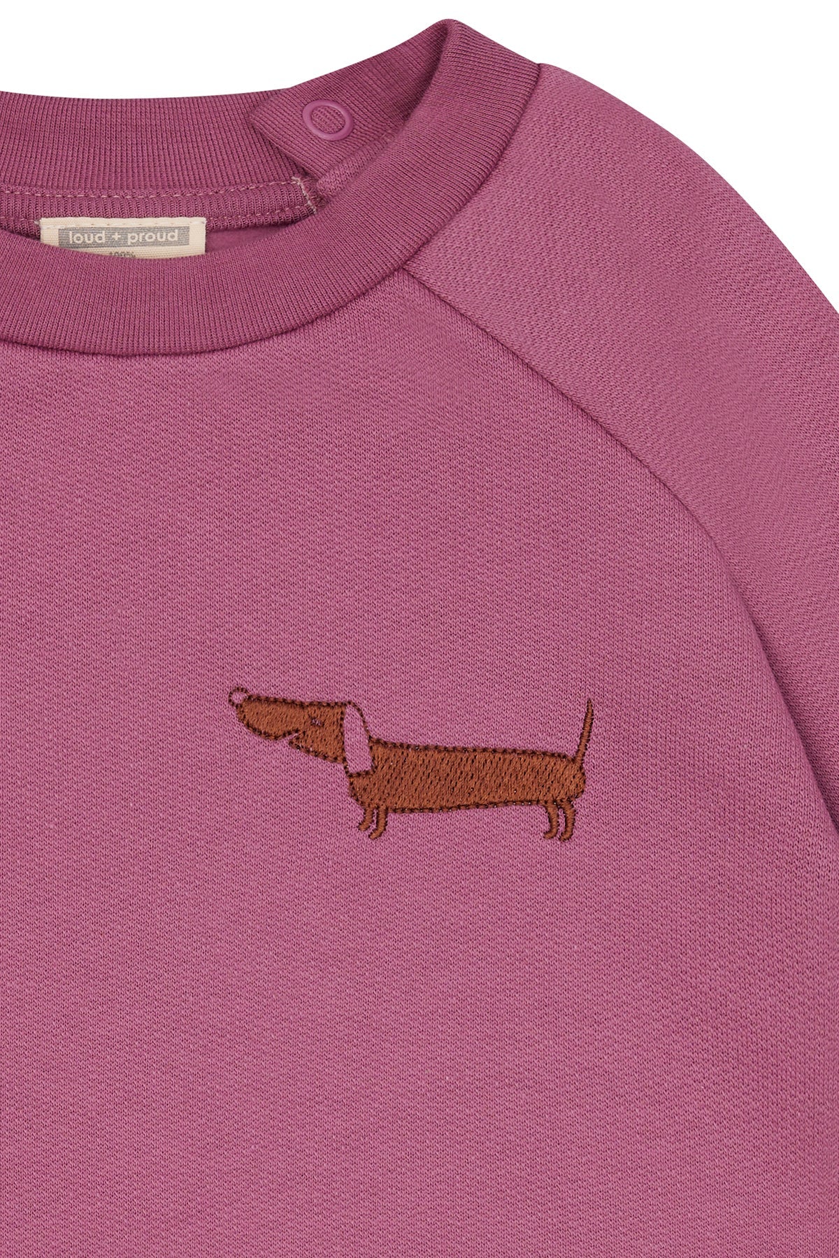 Weiches Sweatkleid - loud + proud - 6095 - grp - 74/80