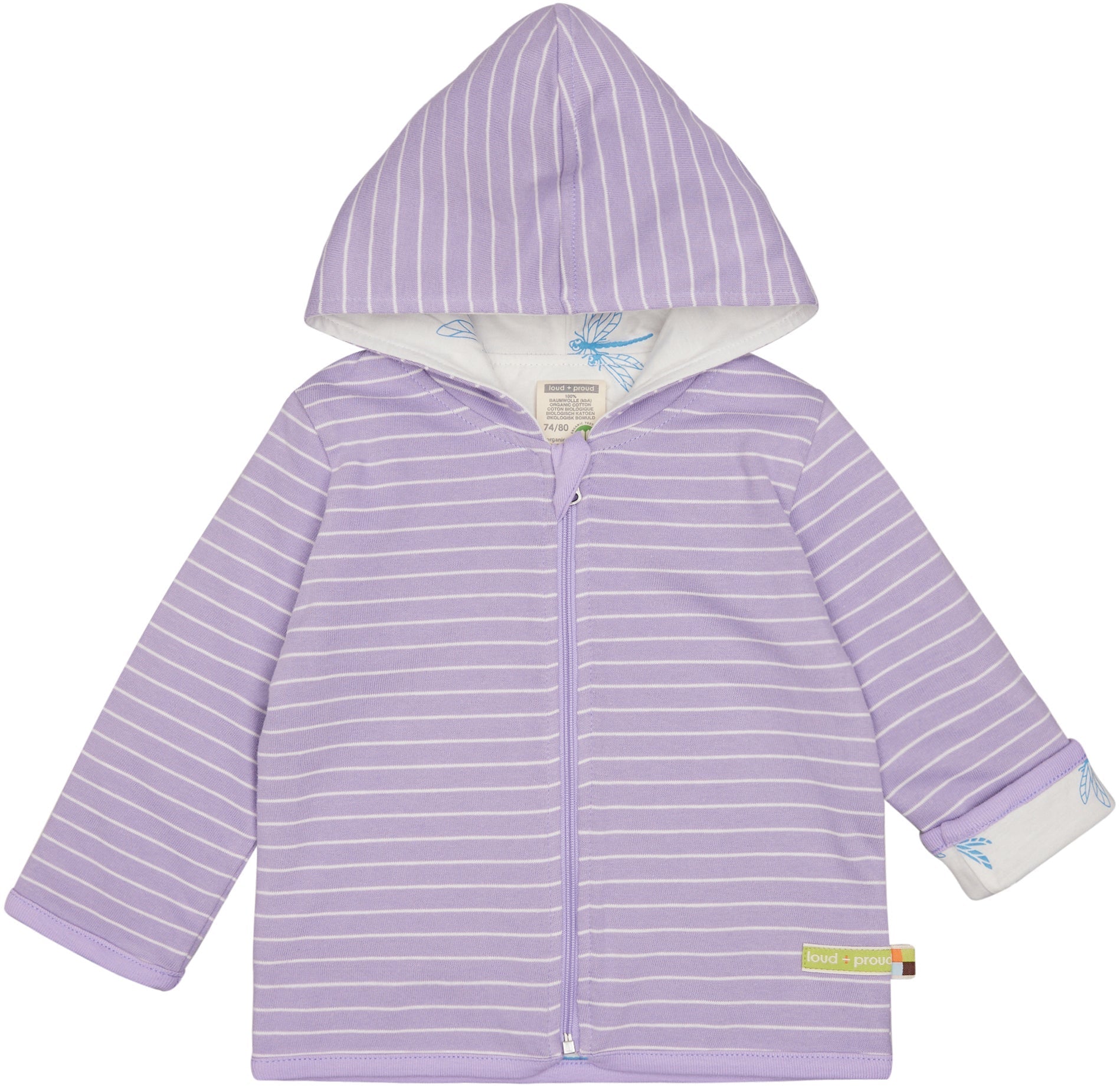 Wendejacke mit Kapuze - loud + proud - 3140 - lil - 50/56