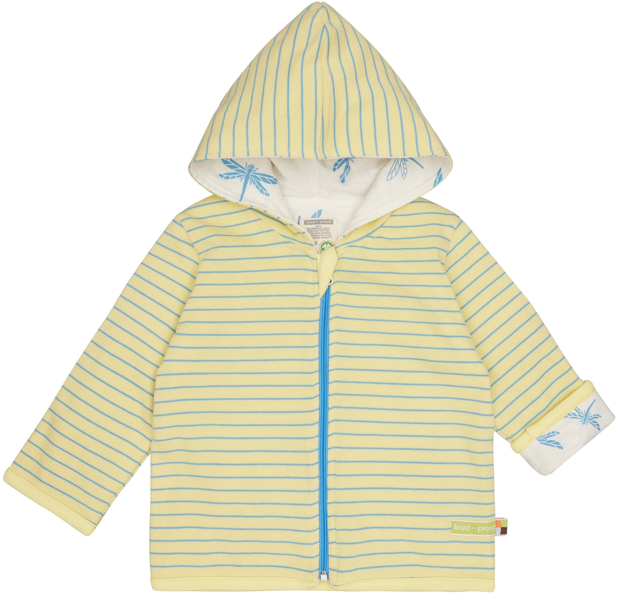 Wendejacke mit Kapuze - loud + proud - 3140 - bl - 50/56