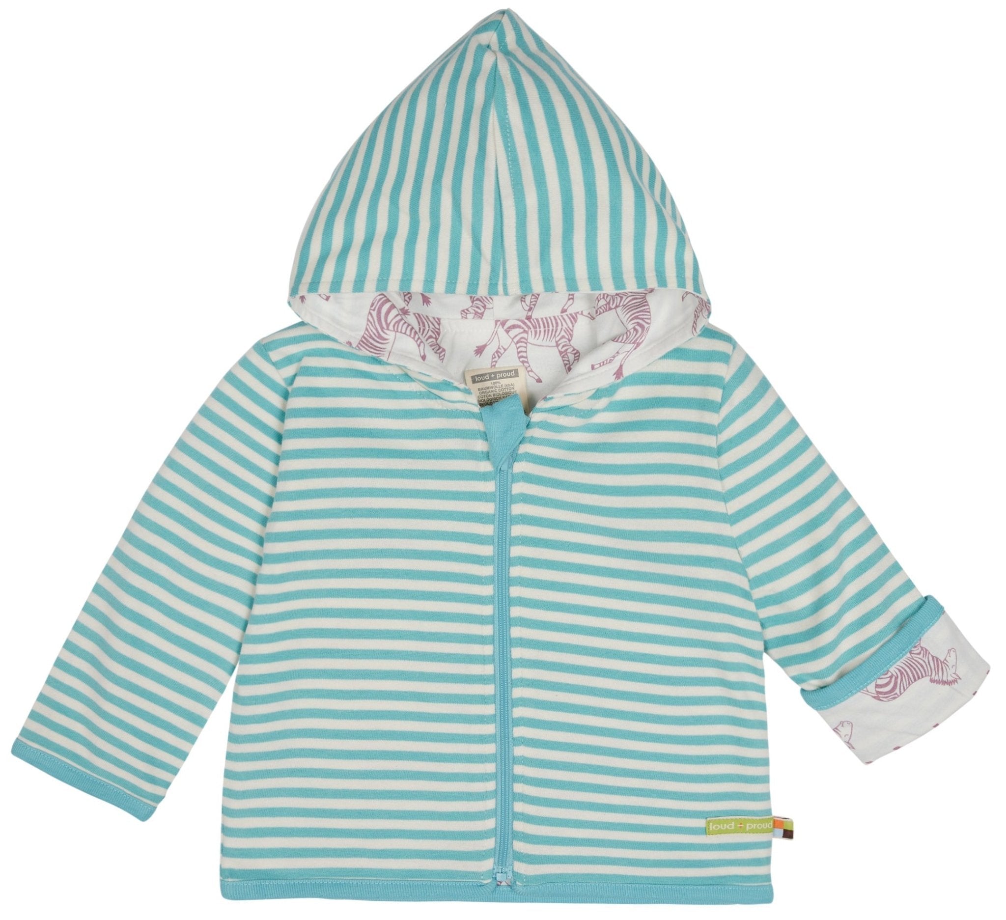 Wendejacke mit Kapuze - loud + proud - 3124 - cya - 50/56