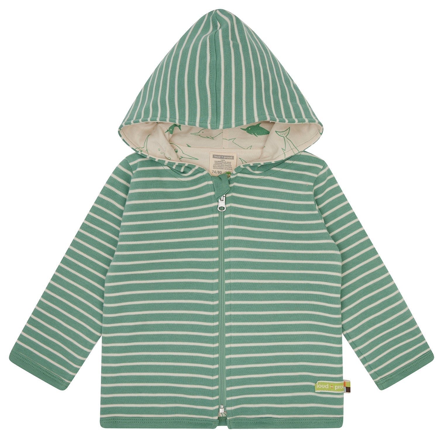 Wendejacke mit Kapuze - loud + proud - 3156 - bam - 62/68