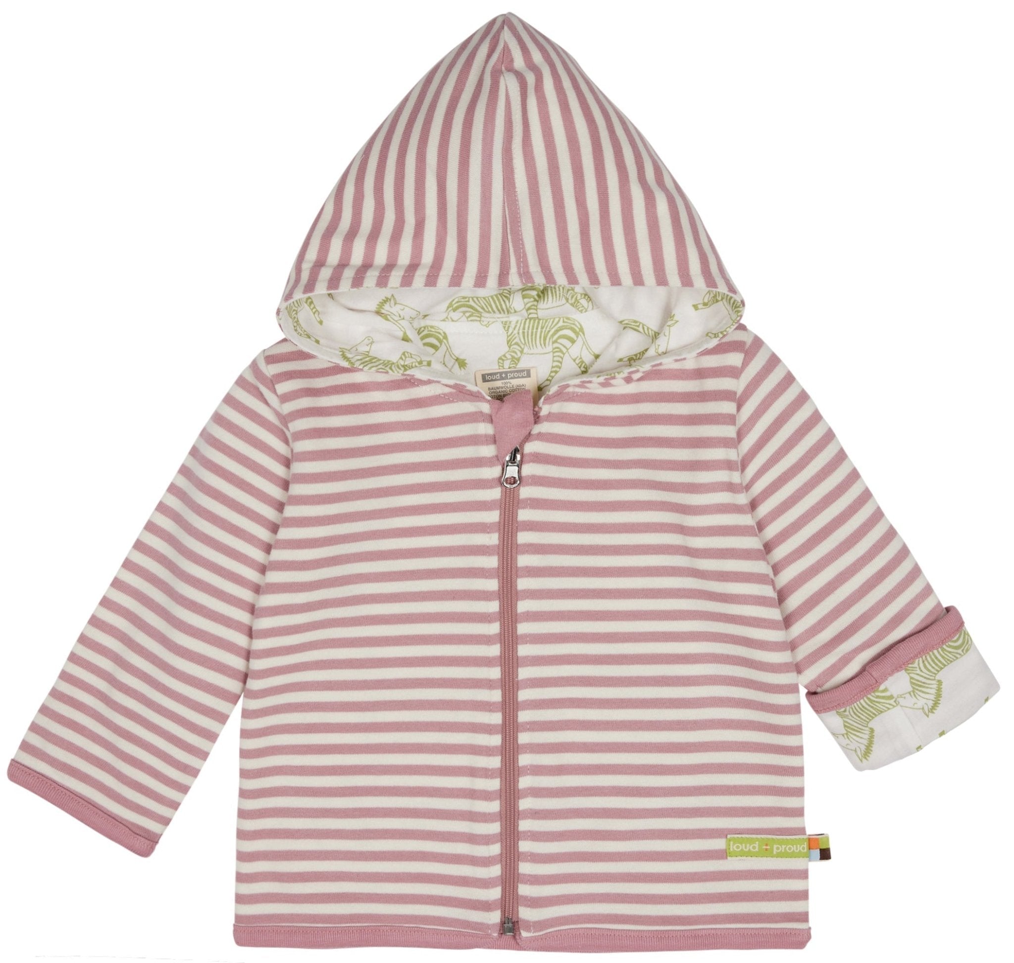 Wendejacke mit Kapuze - loud + proud - 3124 - ast - 50/56