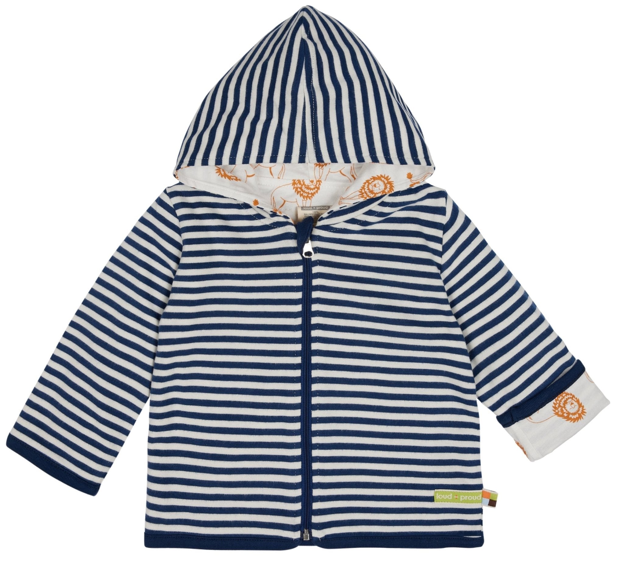 Wendejacke mit Kapuze - loud + proud - 3124 - ul - 50/56