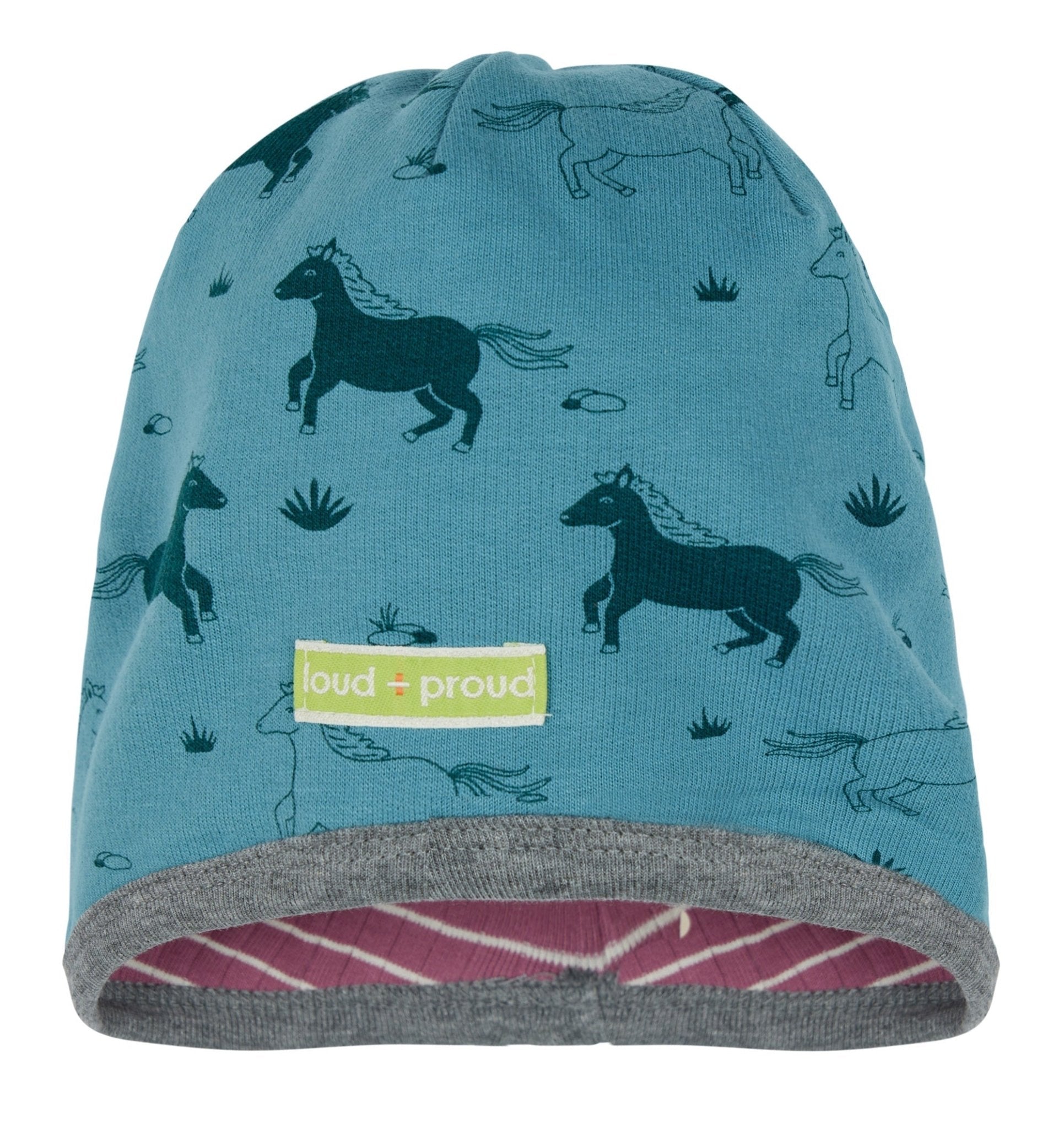 Wendemütze Druck - loud + proud - 7134-top-62/68