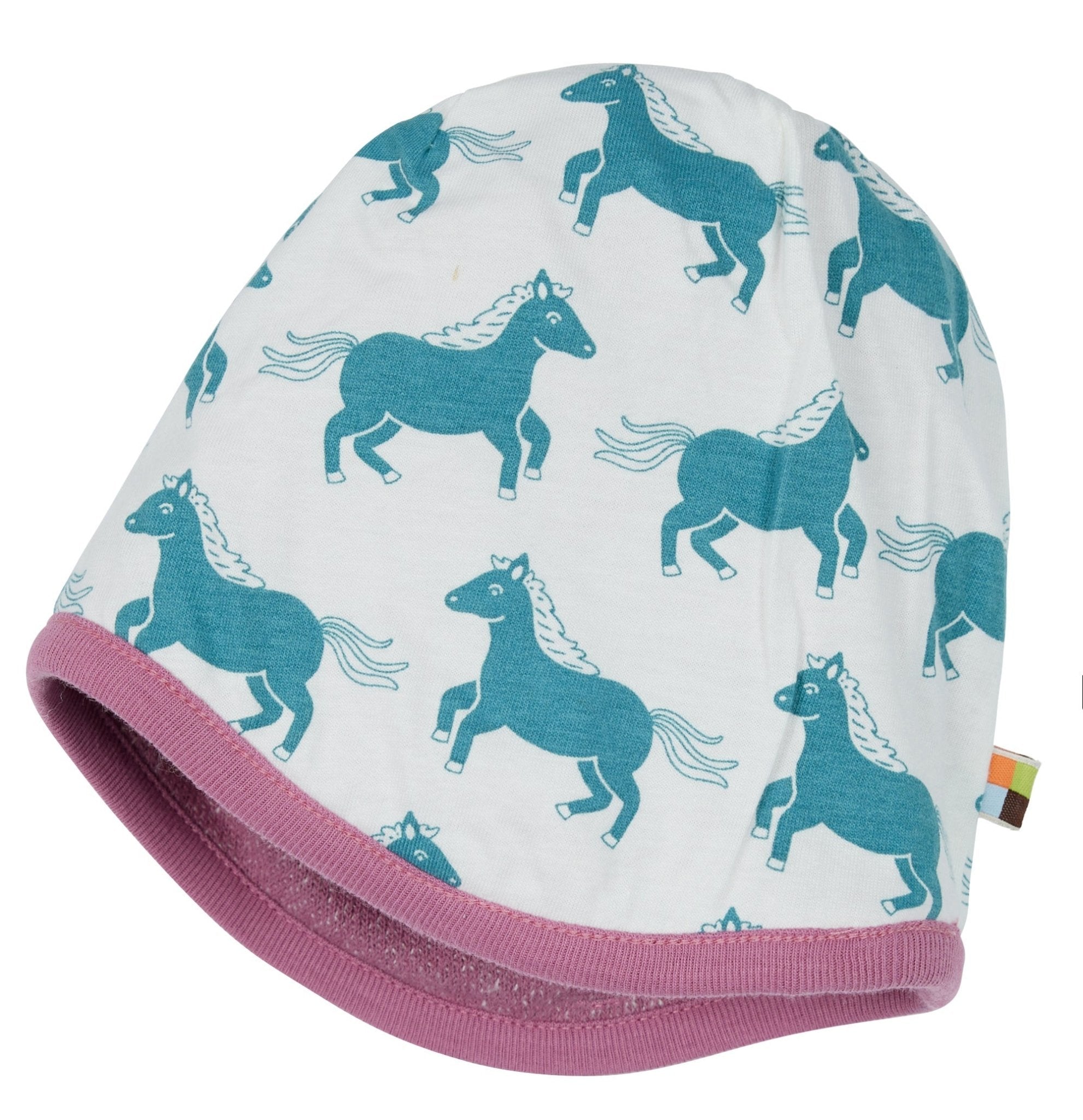 Wendemütze Melange Strick - loud + proud - 7131-grp-62/68