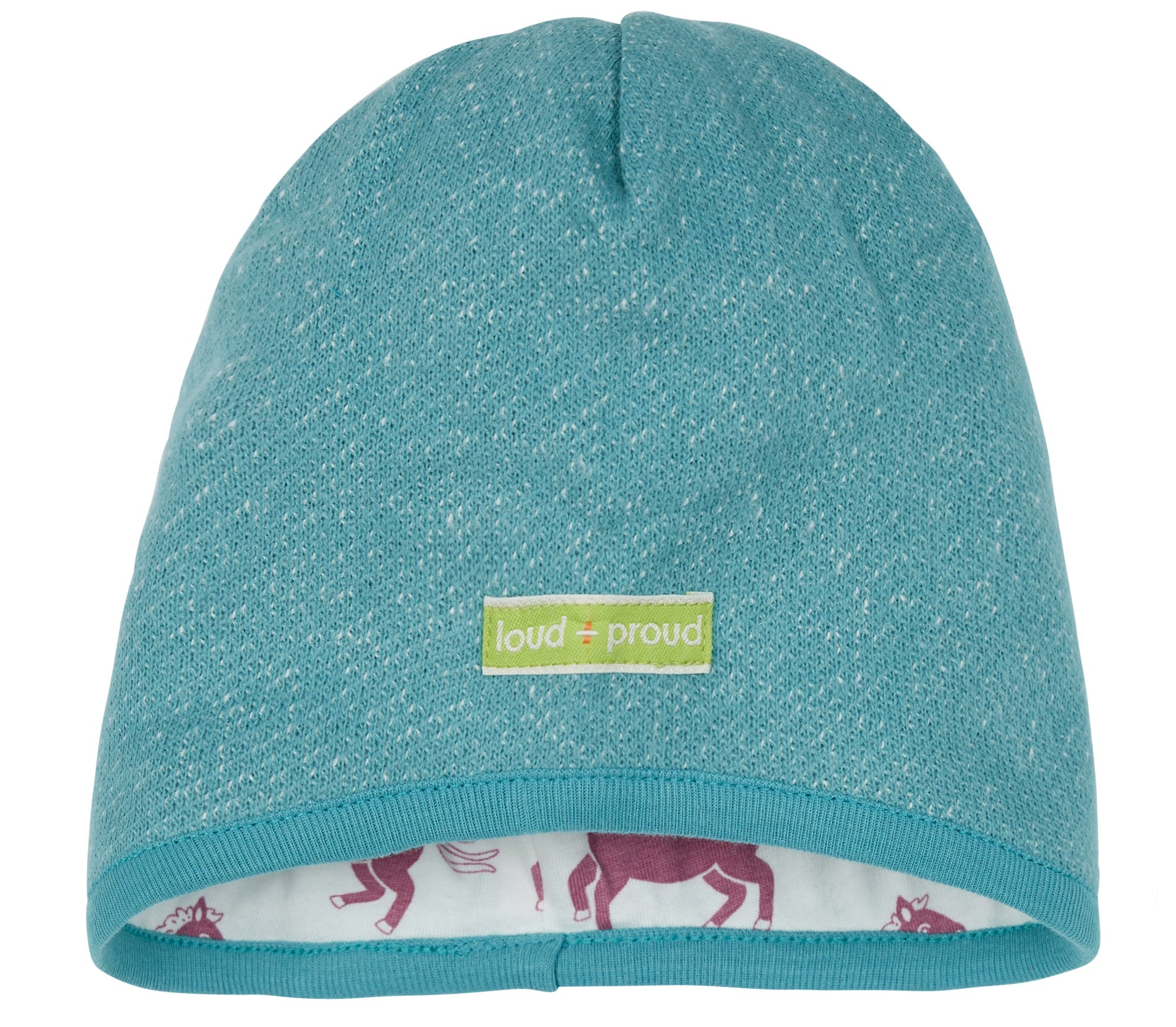 Wendemütze Melange Strick - loud + proud - 7131-top-62/68