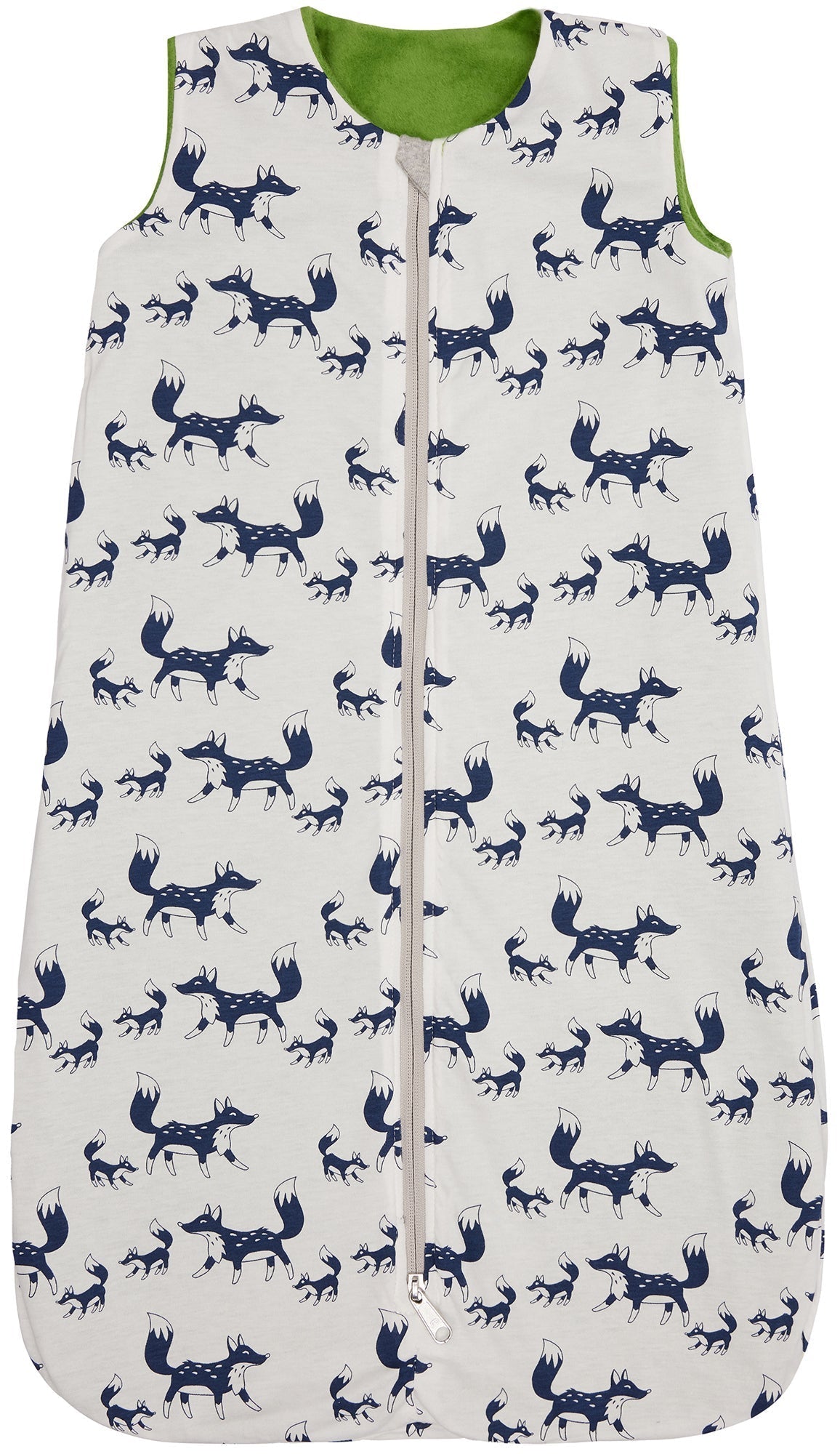 Wendeschlafsack aus Baumwoll - Fleece - loud + proud - 7151 - grs - 62/68