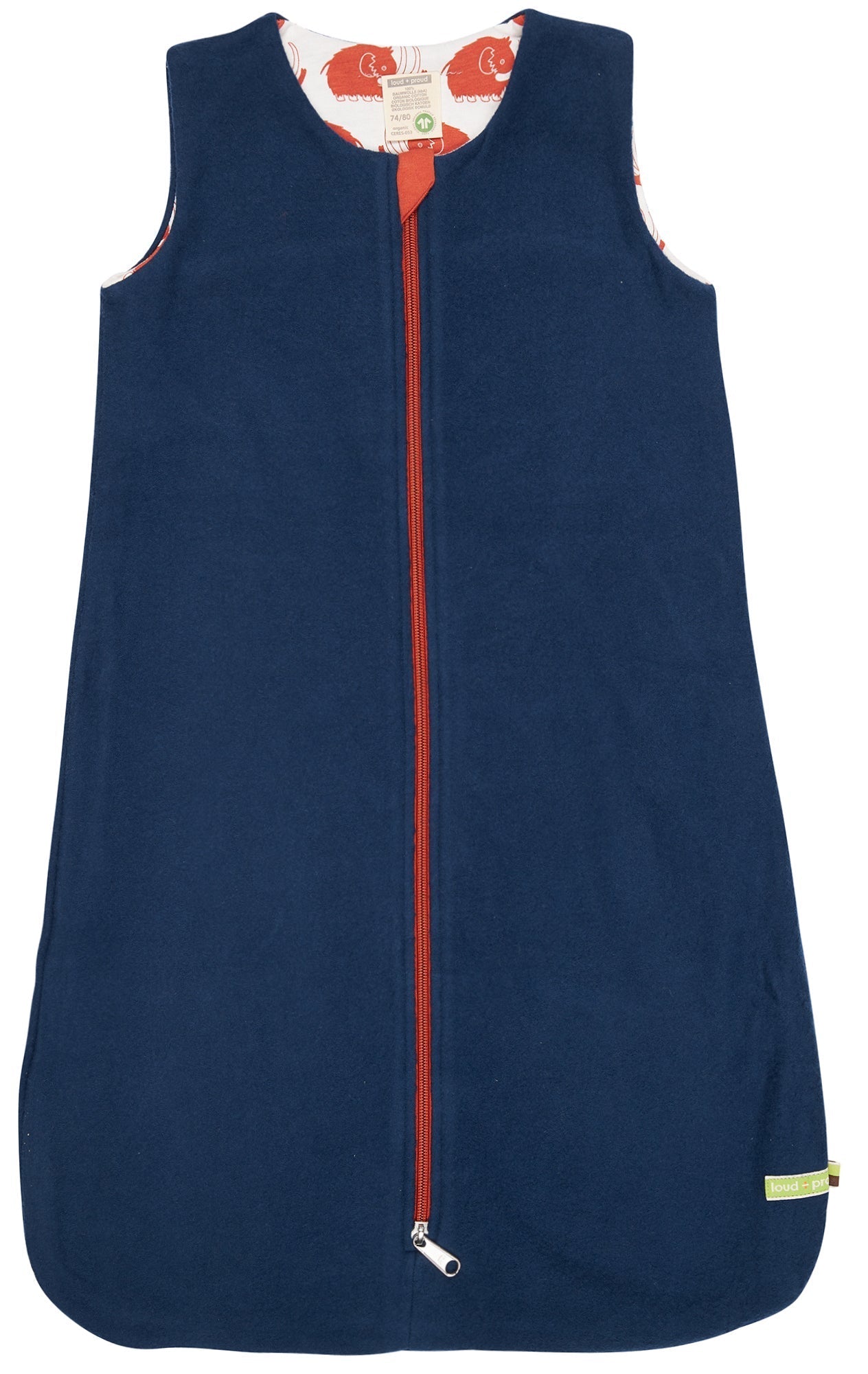 Wendeschlafsack Fleece - loud + proud - 7127-ul-62/68