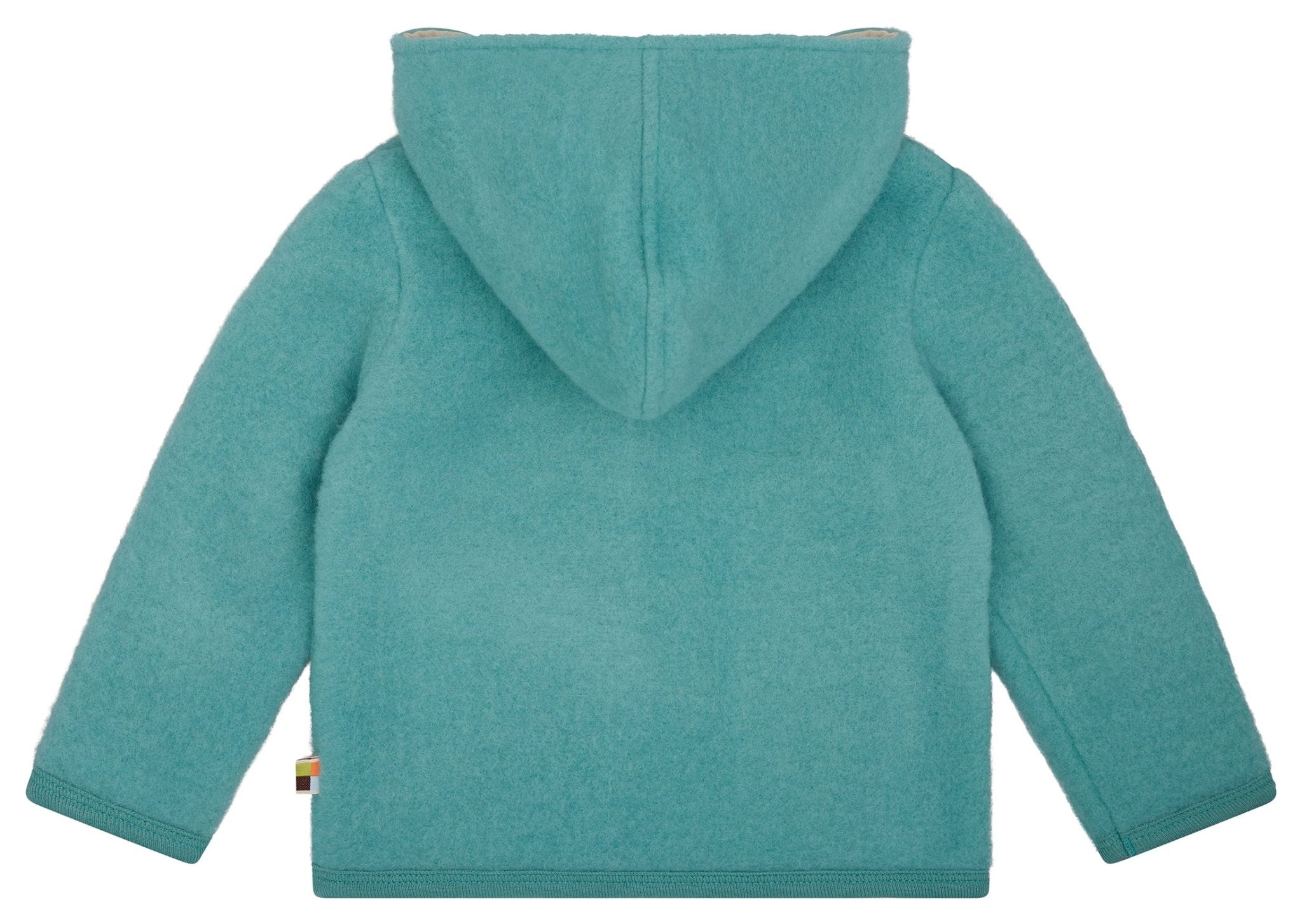 Wollfleece - Jacke mit Kapuze - loud + proud - 3166 - ore - 62/68