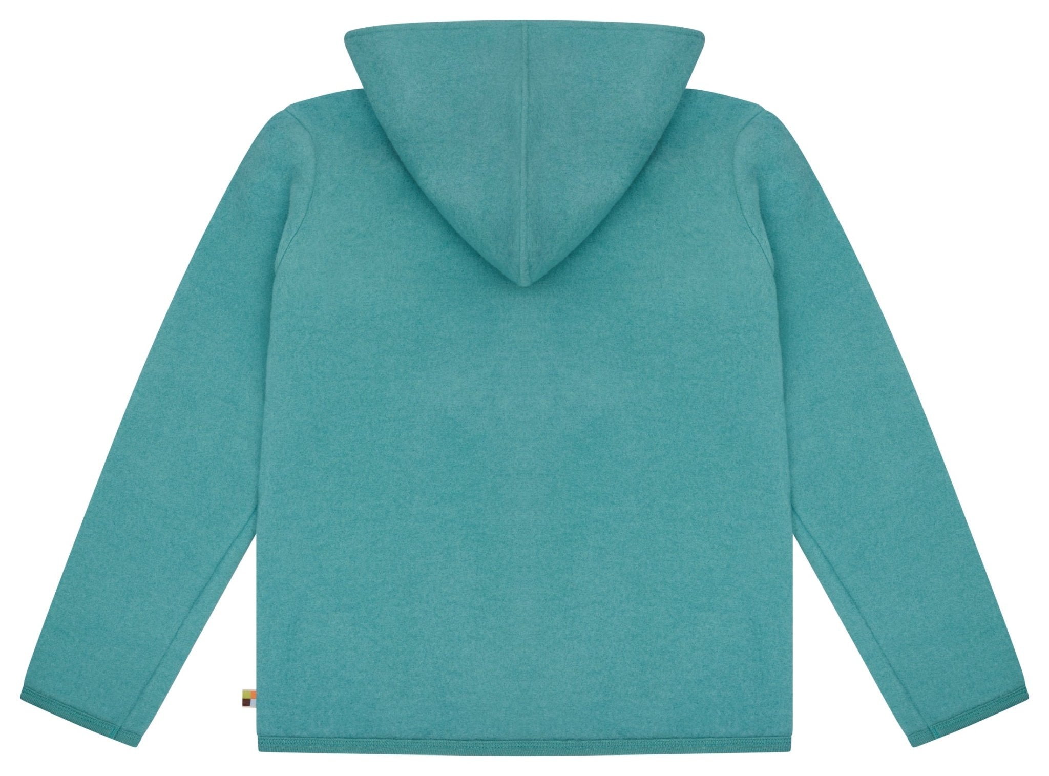 Wollfleece - Jacke mit Kapuze - loud + proud - 3166K - ore - 134/140