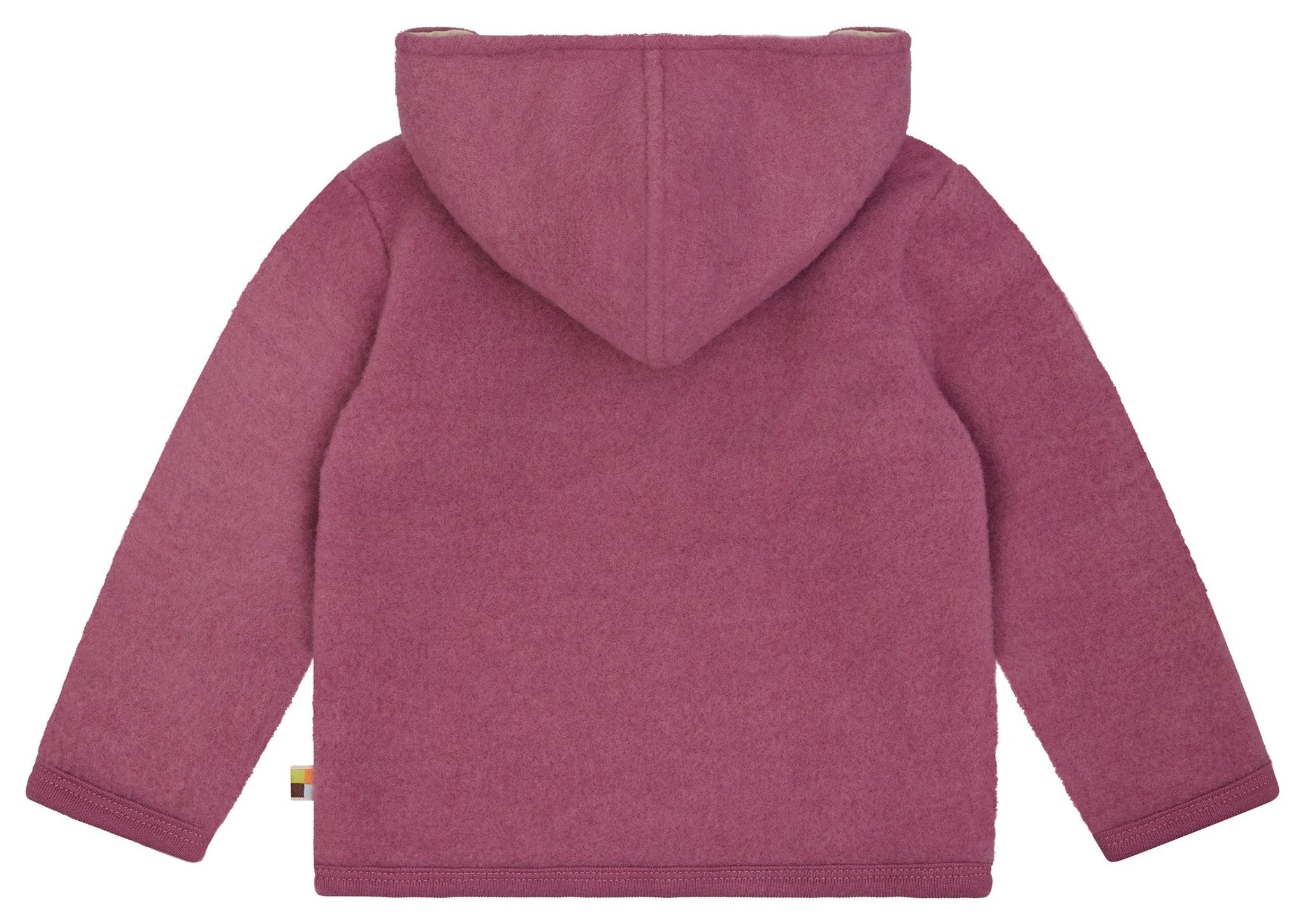 Wollfleece - Jacke mit Kapuze - loud + proud - 3166 - grp - 62/68