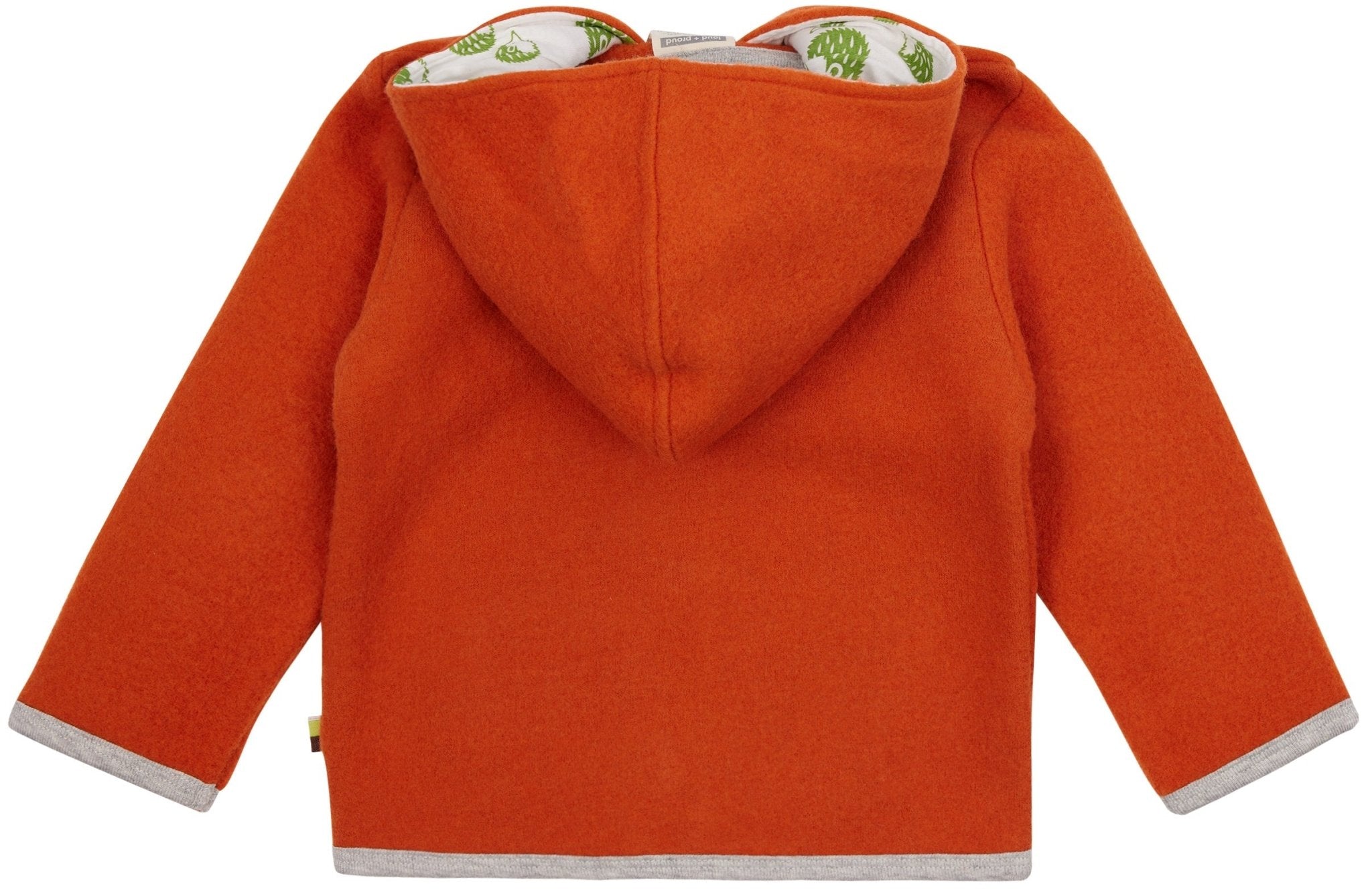 Wollfleece - Jacke mit Kapuze - loud + proud - 3135 - ter - 50/56