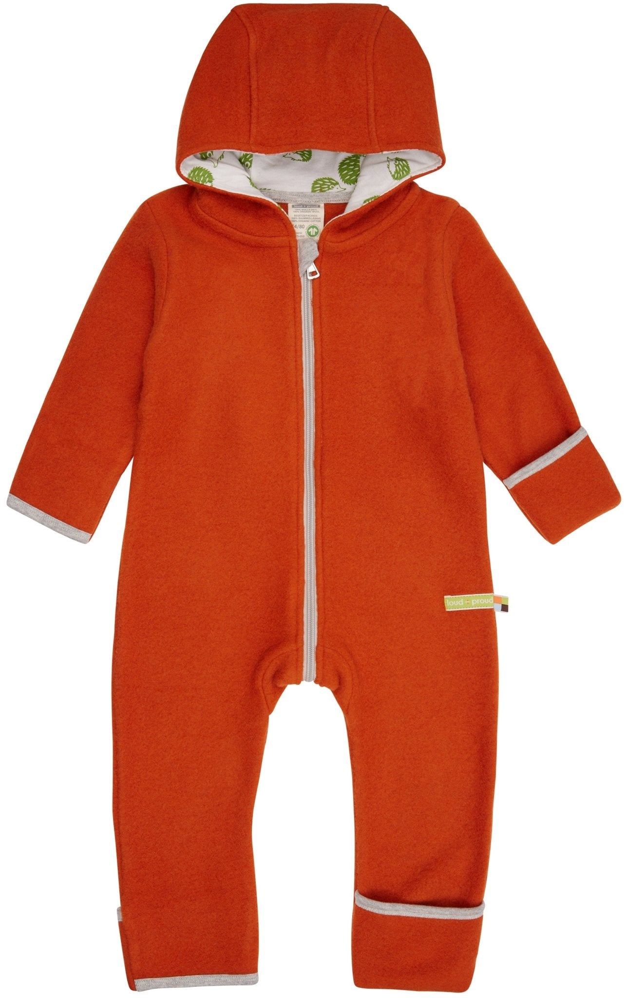 Wollfleece - Overall aus Bio Wolle - loud + proud - 5140 - ter - 50/56