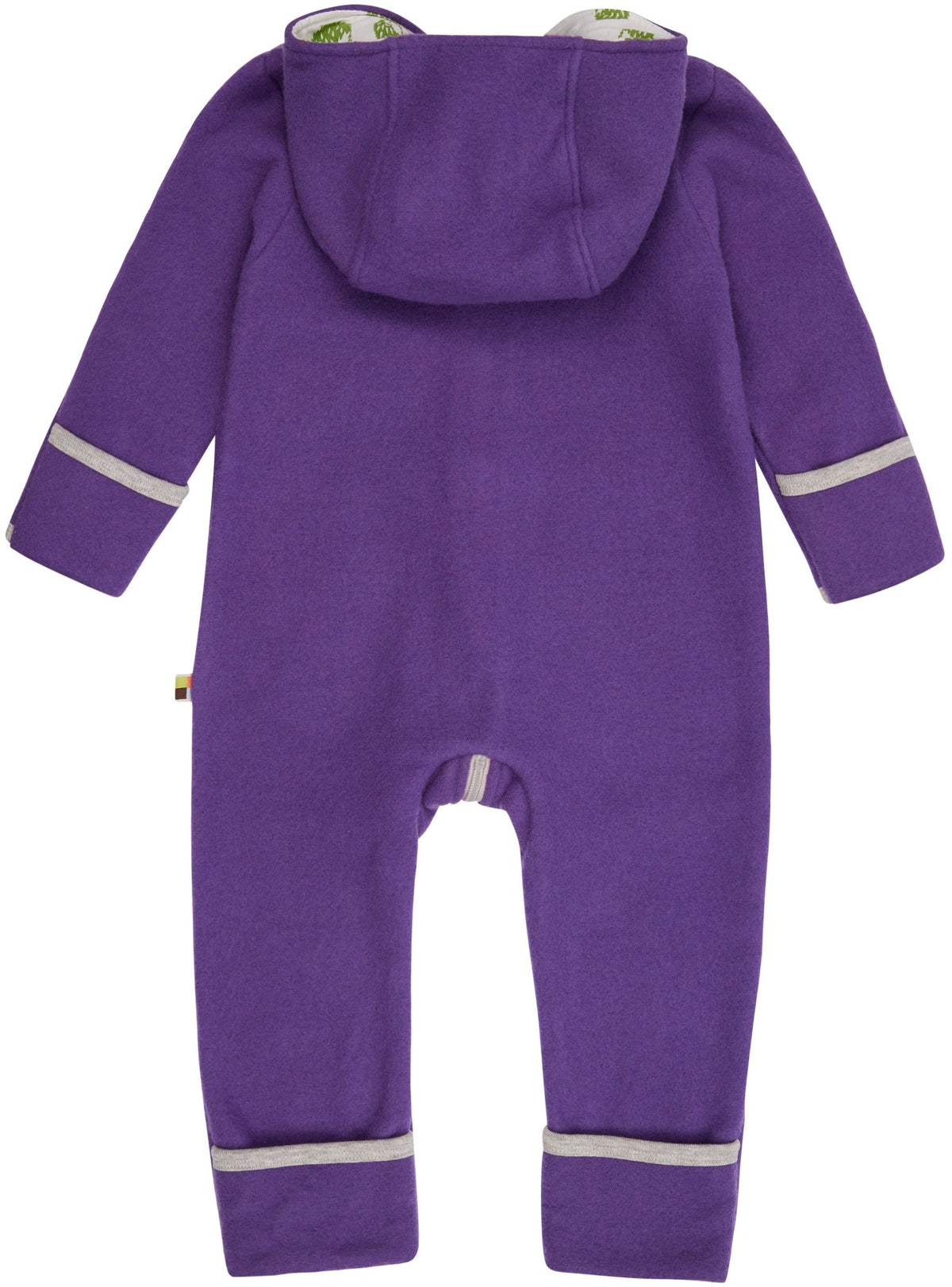 Wollfleece-Overall aus Bio Wolle - loud + proud - 5140-vio-50/56
