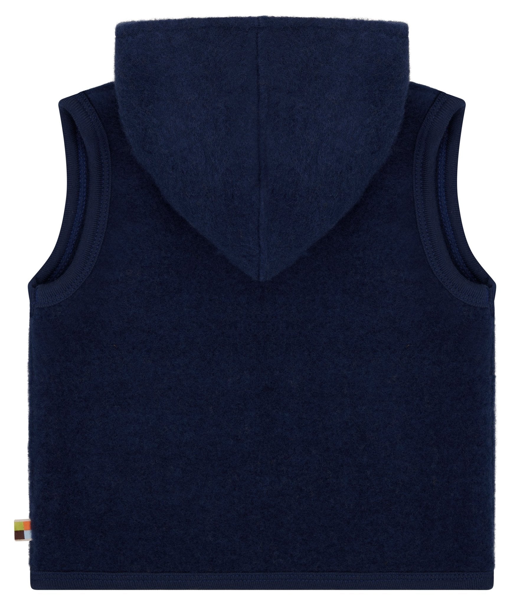 Wollfleece - Weste mit Kapuze - loud + proud - 3167 - ul - 62/68