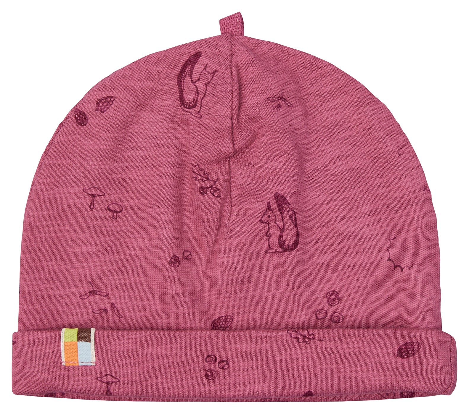 Beanie aus Slub Jersey mit Druck - loud + proud - 7169 - rou - 62/68
