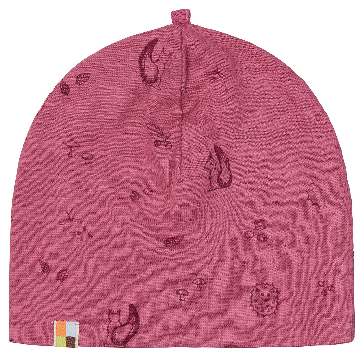 Beanie aus Slub Jersey mit Druck - loud + proud - 7169 - rou - 62/68