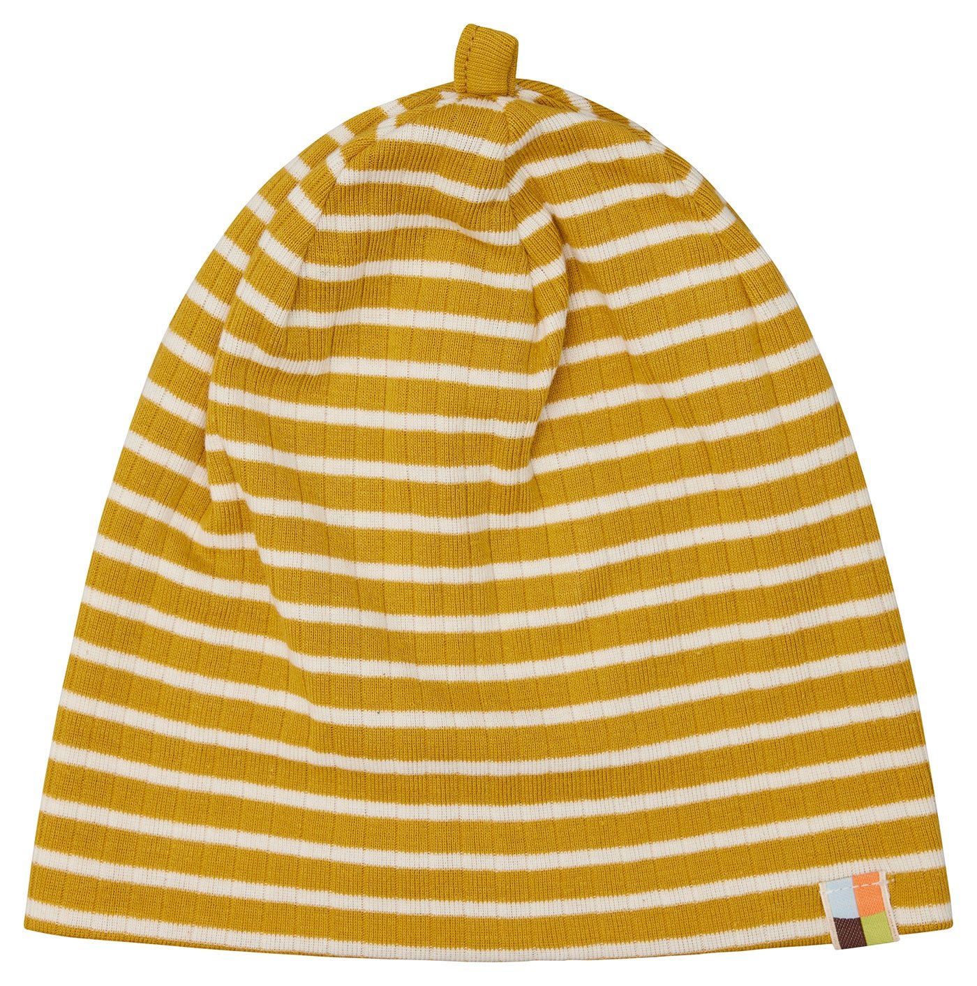 Beanie gestreift mit Rippe - loud + proud - 7178 - cur - 62/68