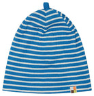 Beanie gestreift mit Rippe - loud + proud - 7178 - azu - 62/68