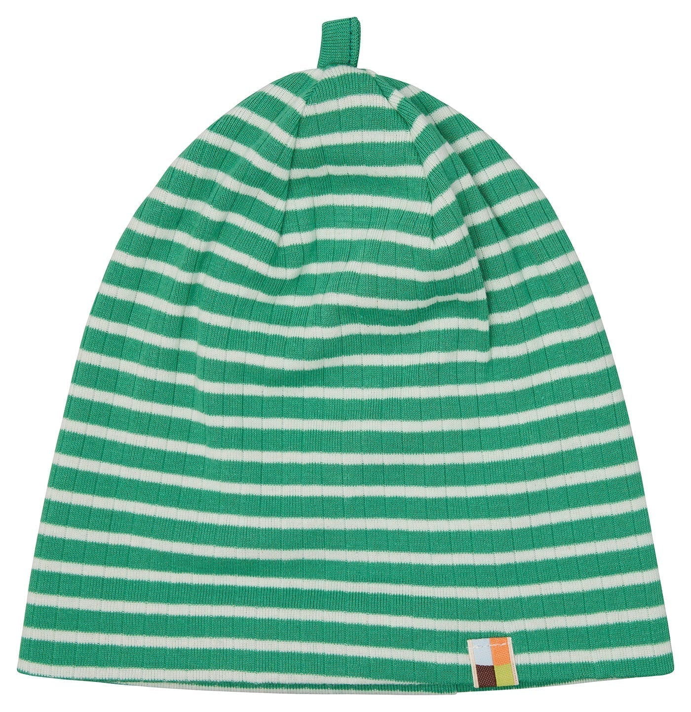 Beanie gestreift mit Rippe - loud + proud - 7178 - pla - 62/68