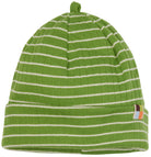 Beanie gestreift mit Rippe - loud + proud - 7148 - grs - 62/68
