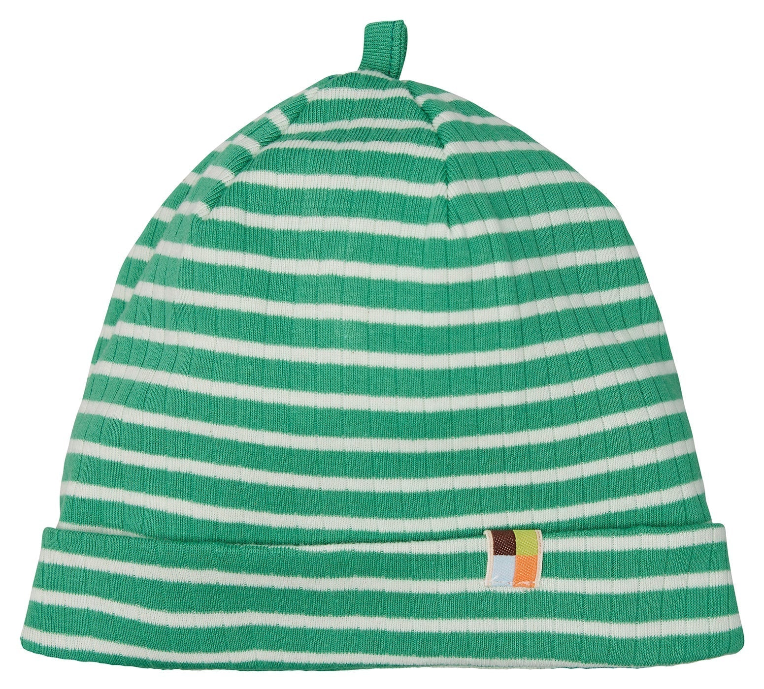 Beanie gestreift mit Rippe - loud + proud - 7178 - pla - 62/68