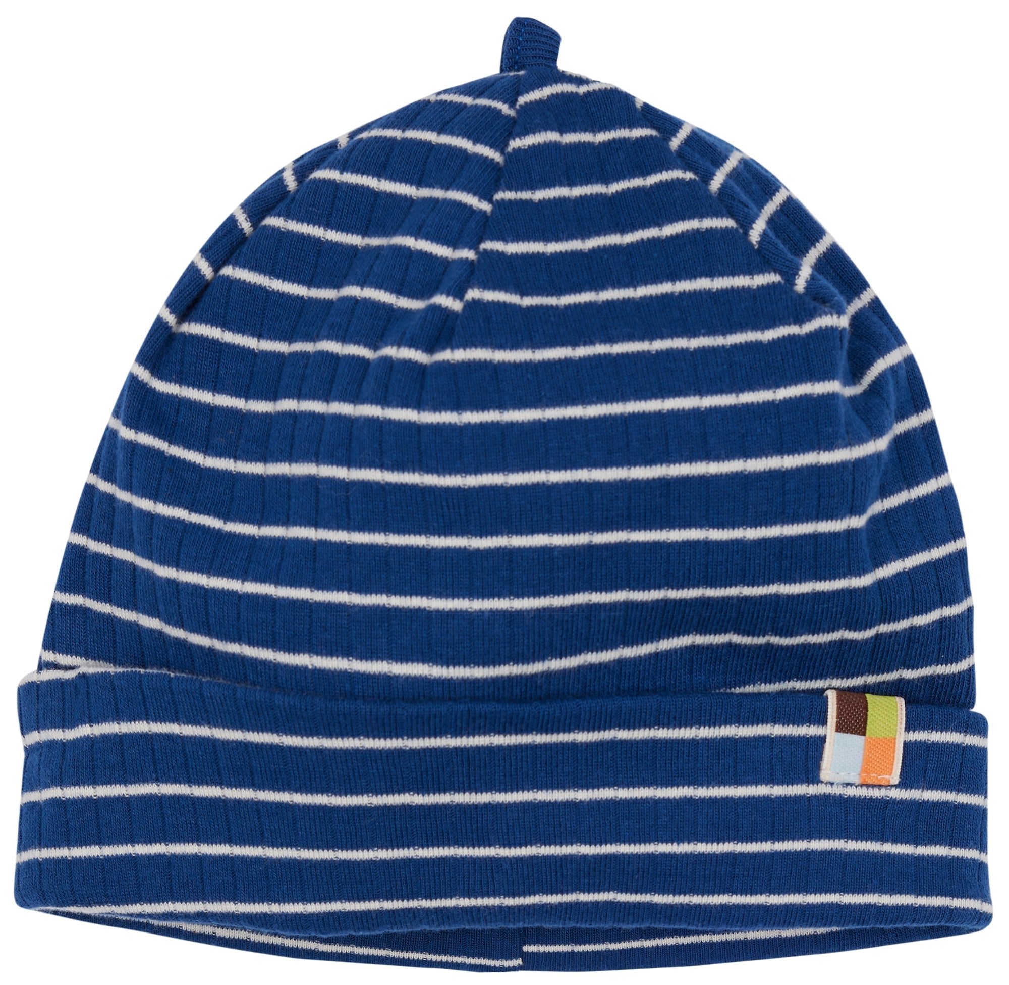 Beanie gestreift mit Rippe - loud + proud - 7148 - ul - 62/68