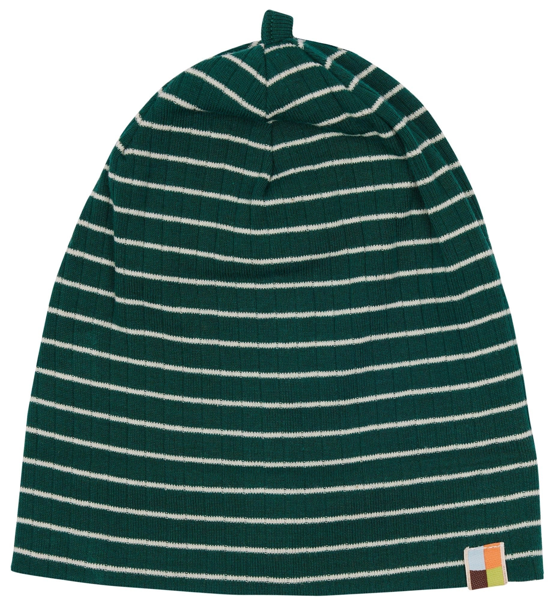 Beanie gestreift mit Rippe - loud + proud - 7148 - bot - 62/68