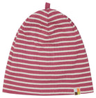 Beanie gestreift mit Rippe - loud + proud - 7178 - rou - 62/68