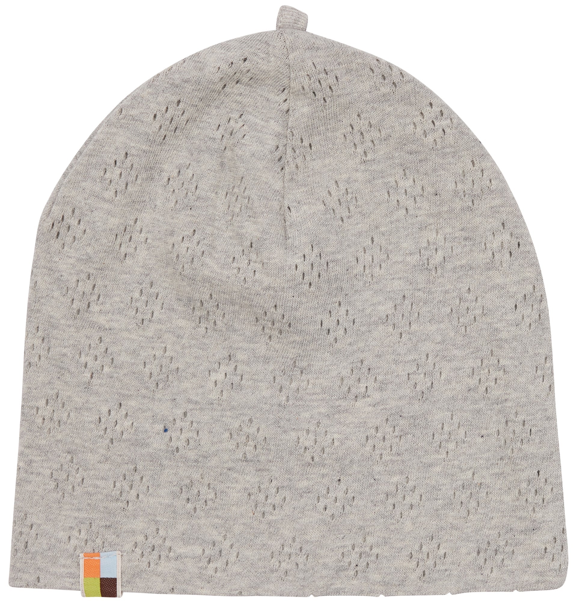 Beanie mit Lochmuster - loud + proud - 7156 - sil - 62/68